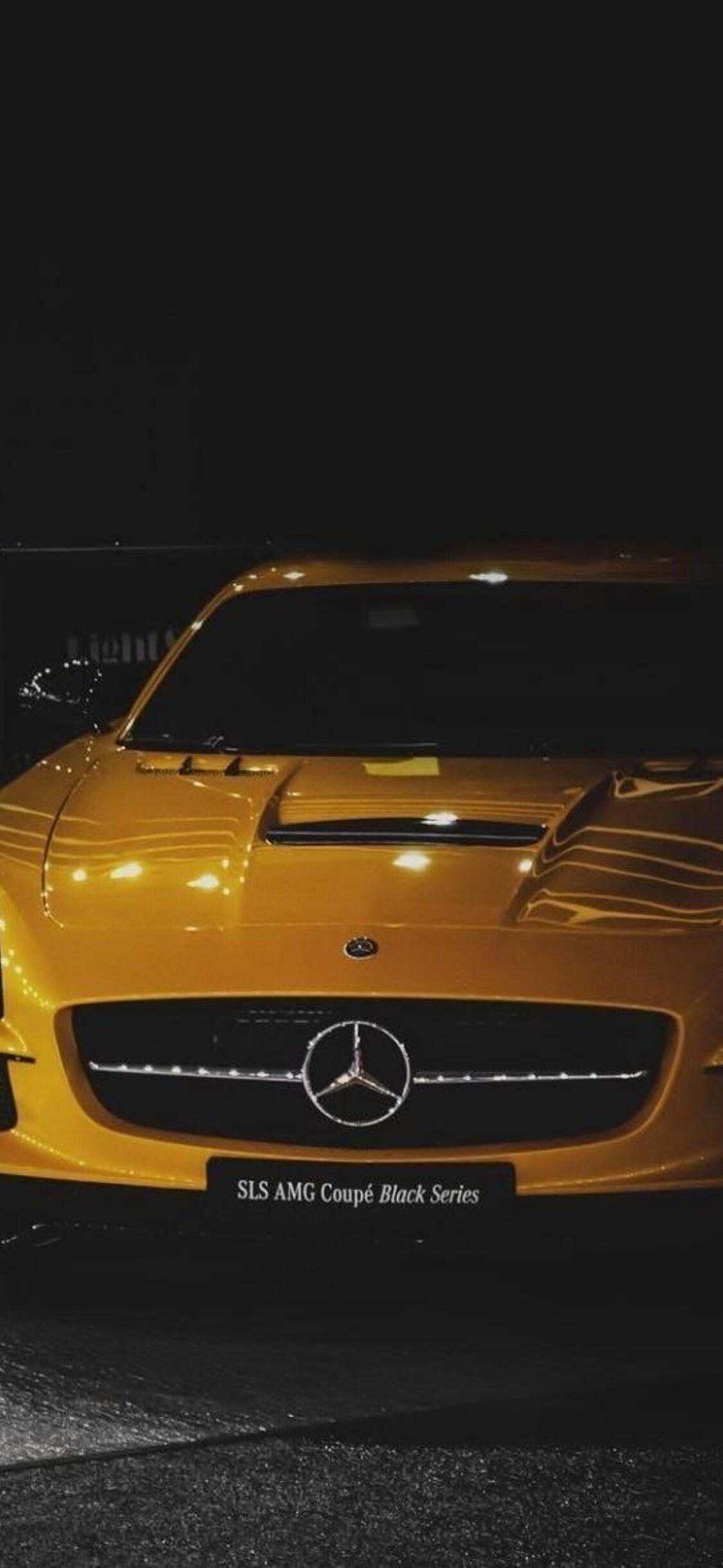 1125x2436 Mercedes Benz Sls Amg iPhone XS, iPhone iPhone X HD 4k Wallpaper, Image, Background, Photo and Picture