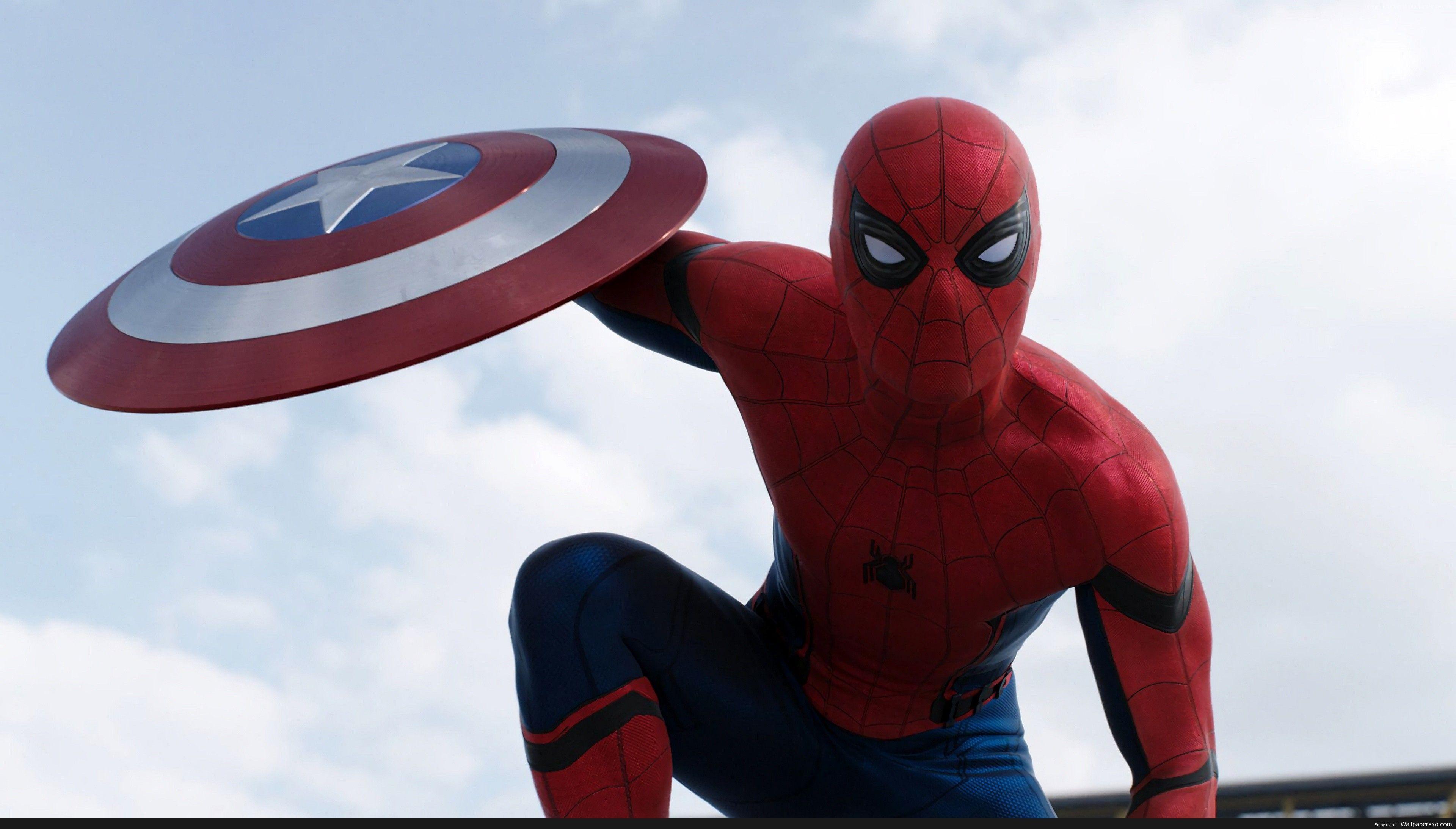 3840x2188 spiderman civil war wallpaper. HD Wallpaper Download