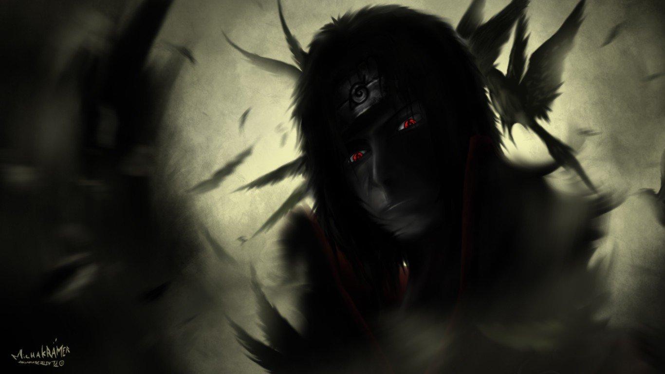 1366x768 Itachi Uchiha wallpaper 1366x768 (laptop) desktop background