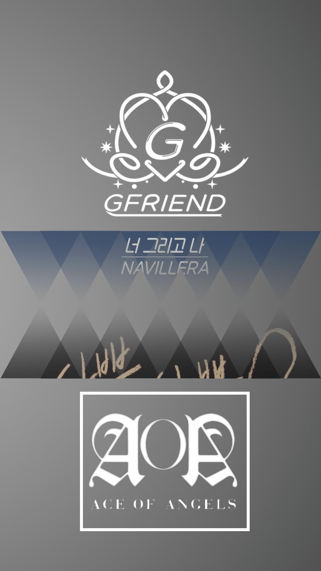 1080x1920 Made a mobile wallpaper of my 2 favorite groups, AOA & GFriend. Hopefully there are some of you who like it