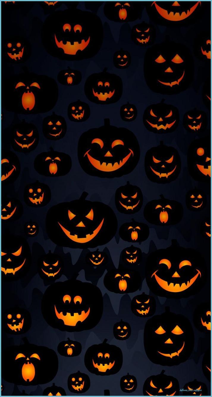 713x1335 Scary Pumpkin Design, Perfect As A Wallpaper For Your Phone To Phone Wallpaper