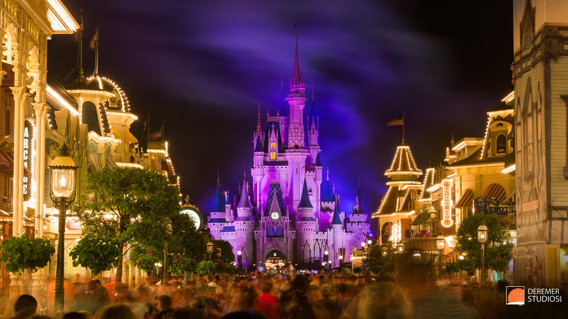1920x1080 Magic Kingdom Main Street Wallpaper Fine Art Shoot World, Cinderella Castle