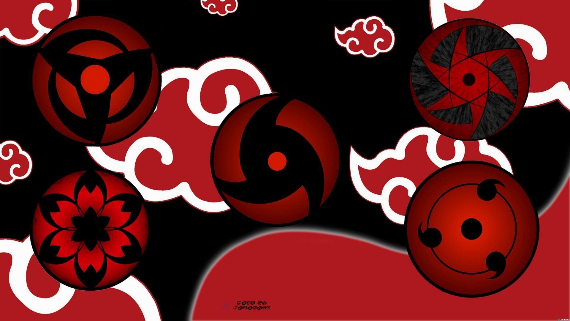 1920x1080 Sharingan Wallpaper HD 1920×1080