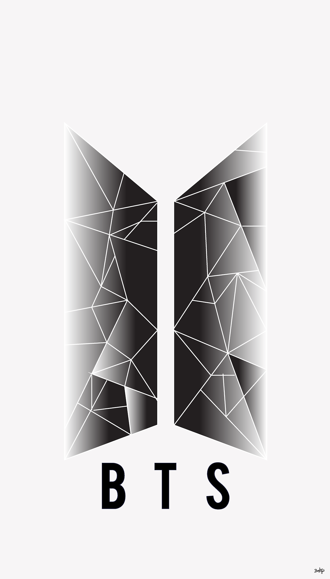 1094x1920 Bts Logo HD Wallpaper
