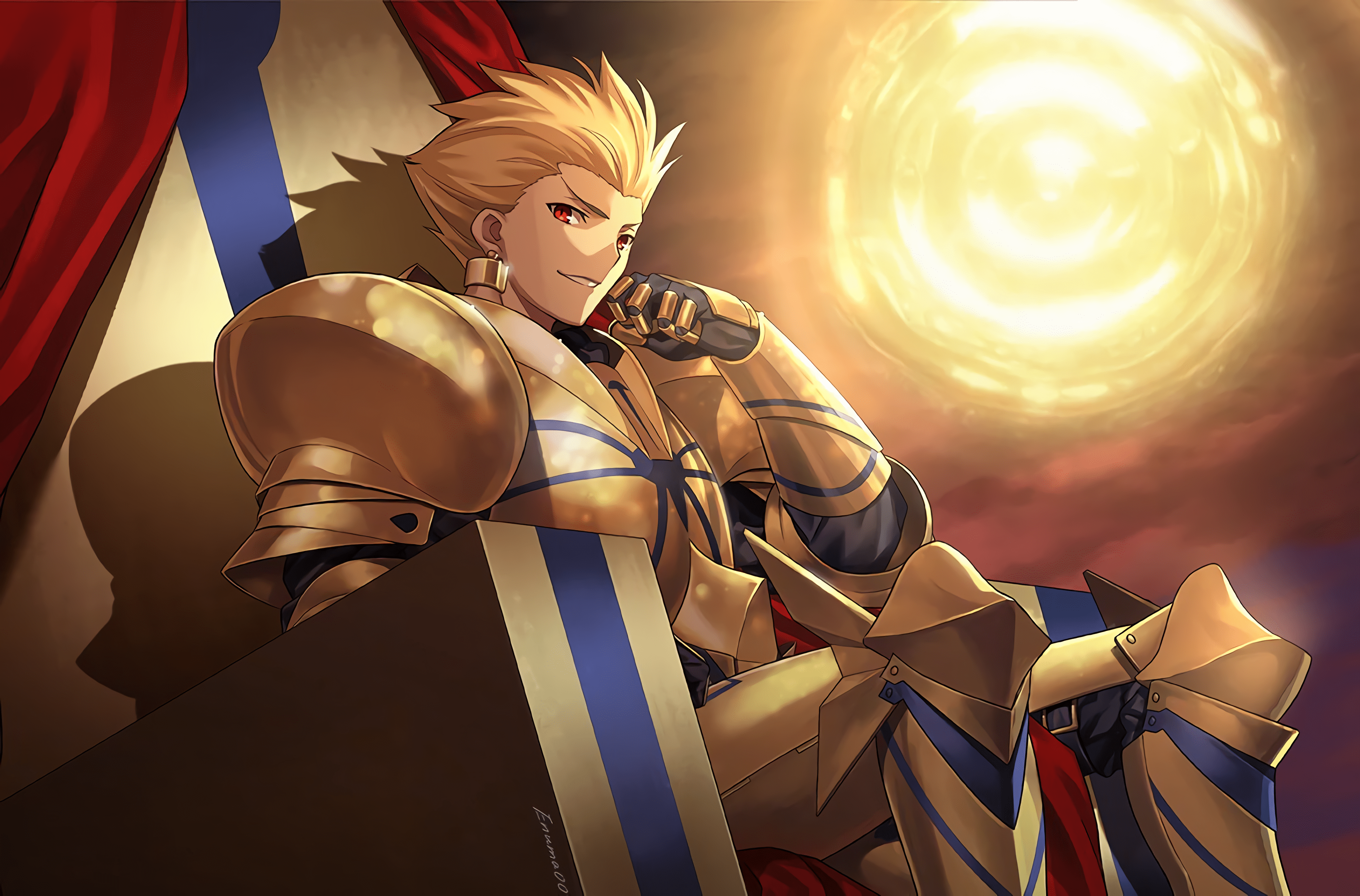 Gilgamesh Fate Grand Order Blonde Anime Boys Matte Finish Poster Paper  Print  Animation  Cartoons posters in India  Buy art film design  movie music nature and educational paintingswallpapers at Flipkartcom