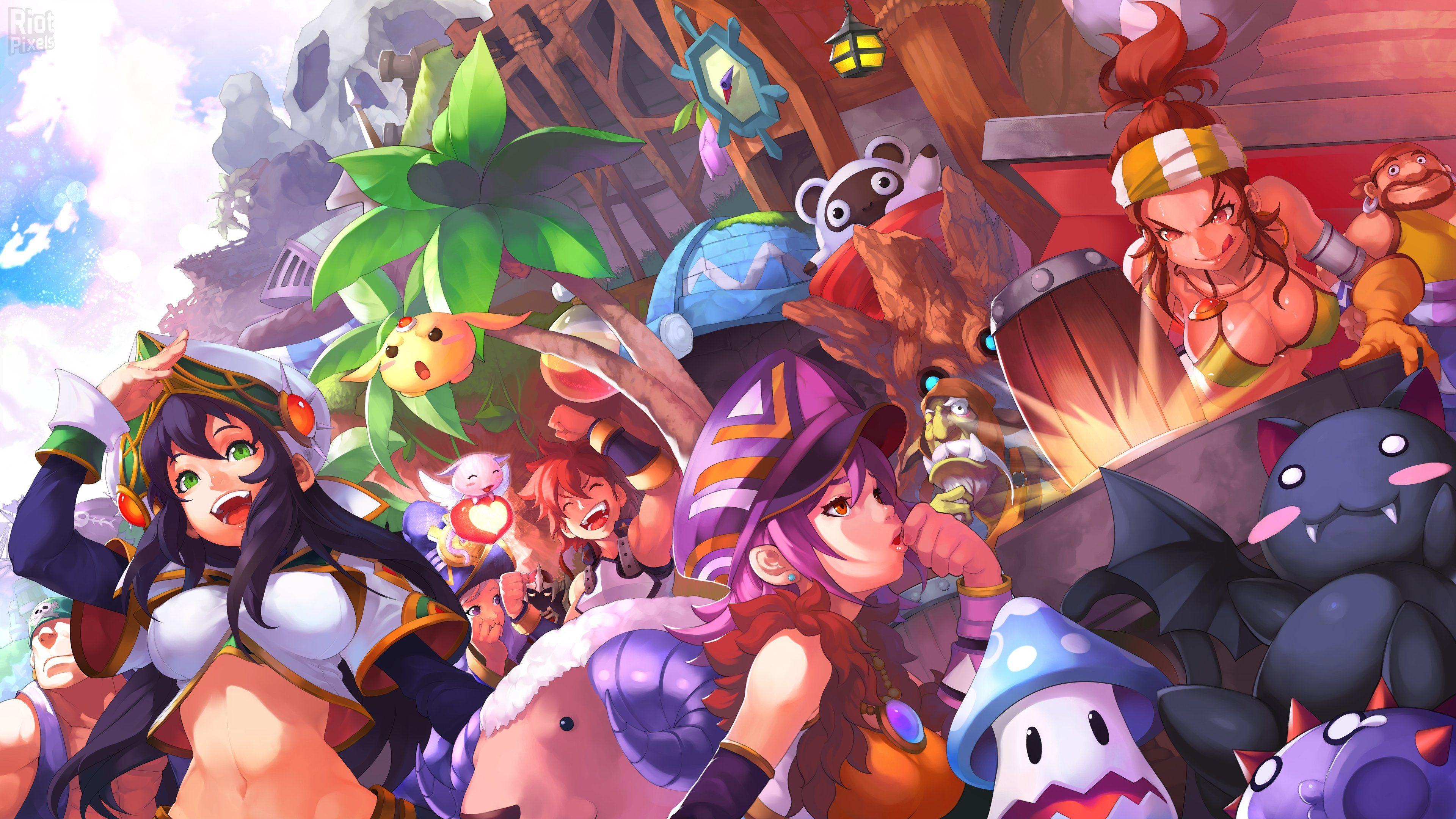 3840x2160 HEVA CLONIA ONLINE Mmo Fantasy Game .