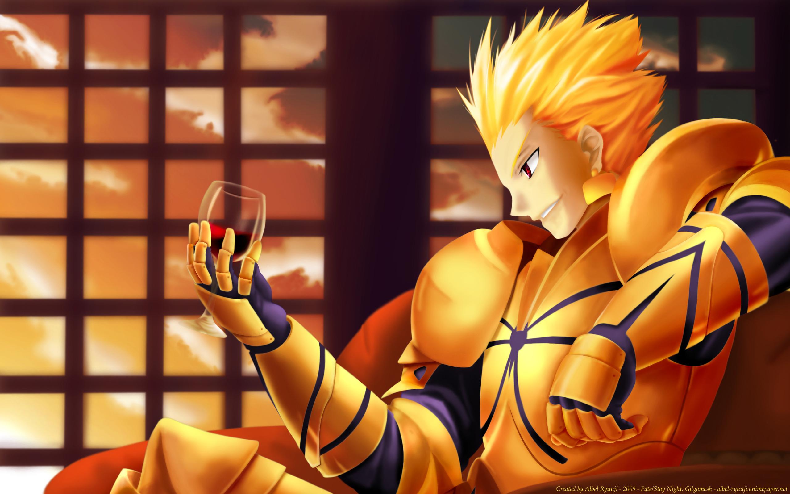 2560x1600 Gilgamesh Stay Night Wallpaper Anime Image Board
