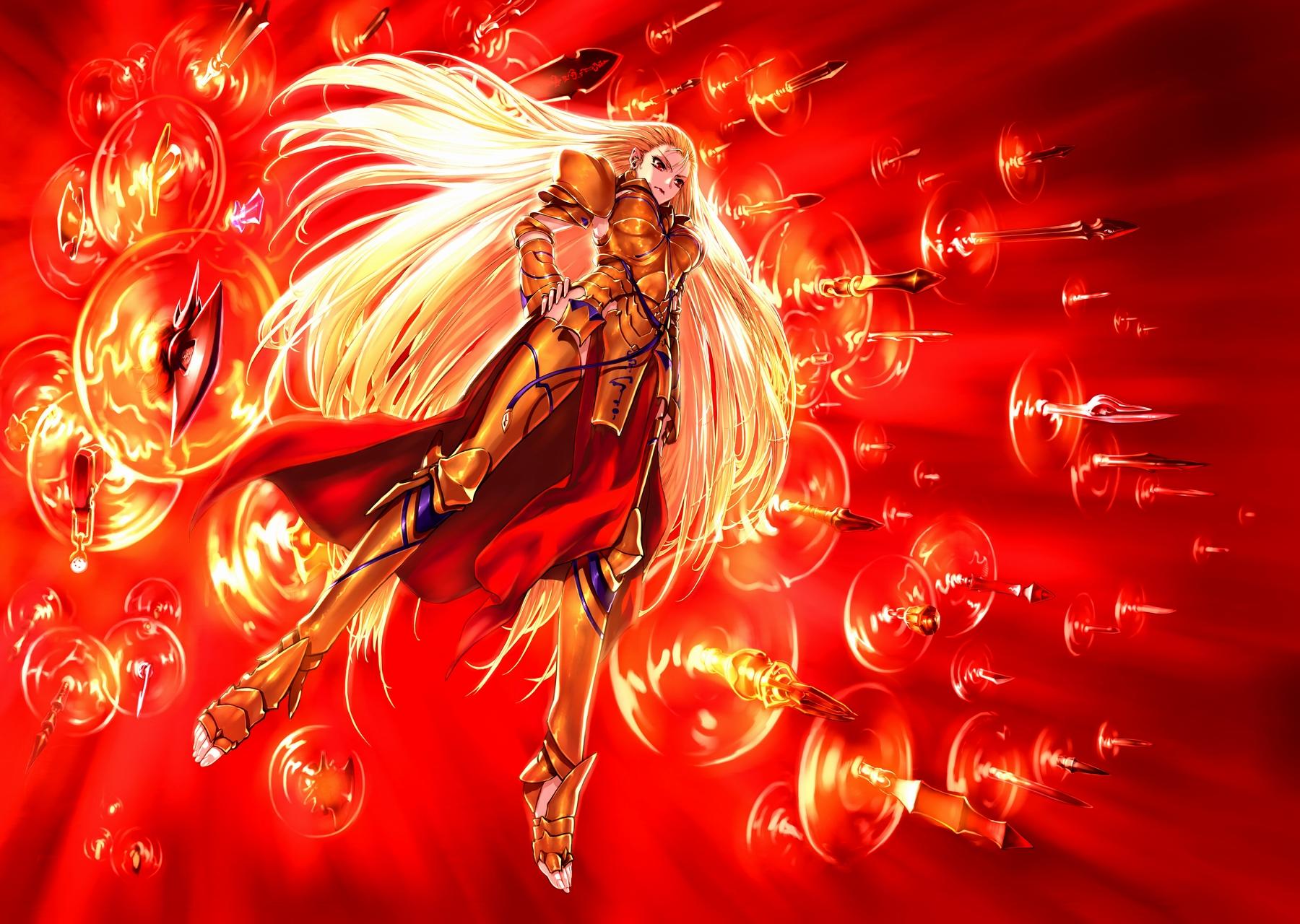 1800x1280 armor, Fate, Stay, Night, Genderswap, Gilgamesh, Jian, Huang, Sword, Weapon Wallpaper HD / Desktop and Mobile Background
