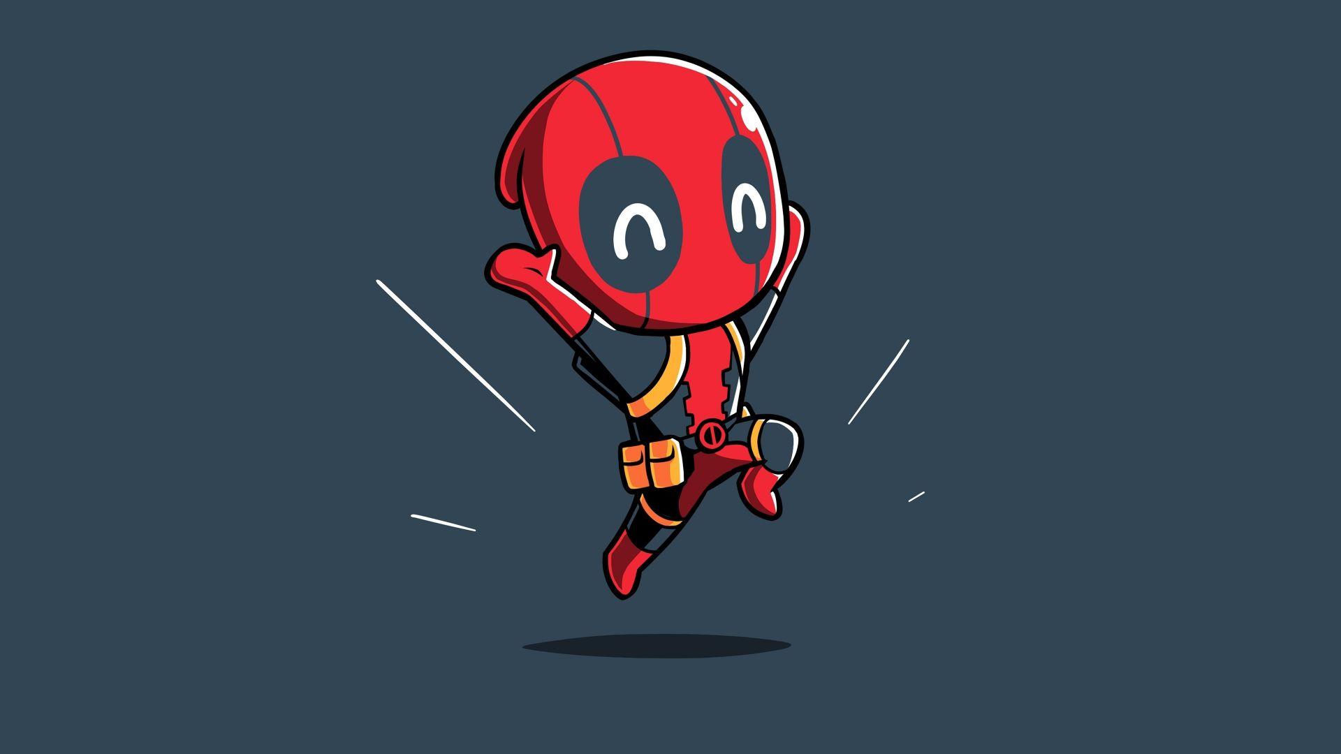 1920x1080 Desktop wallpaper minimal, miniature art, deadpool, HD image, picture, background, a06423