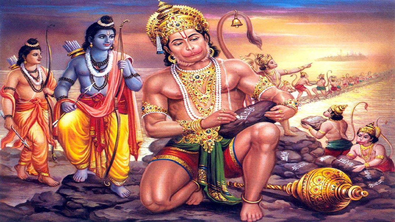 1366x768 Lord hanuman image, photo, hanuman HD wallpaper free download