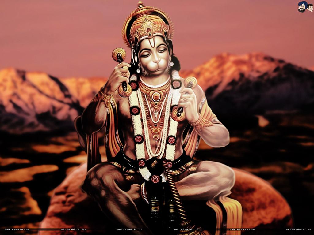 1024x768 Lord Hanuman Wallpaper HD Background