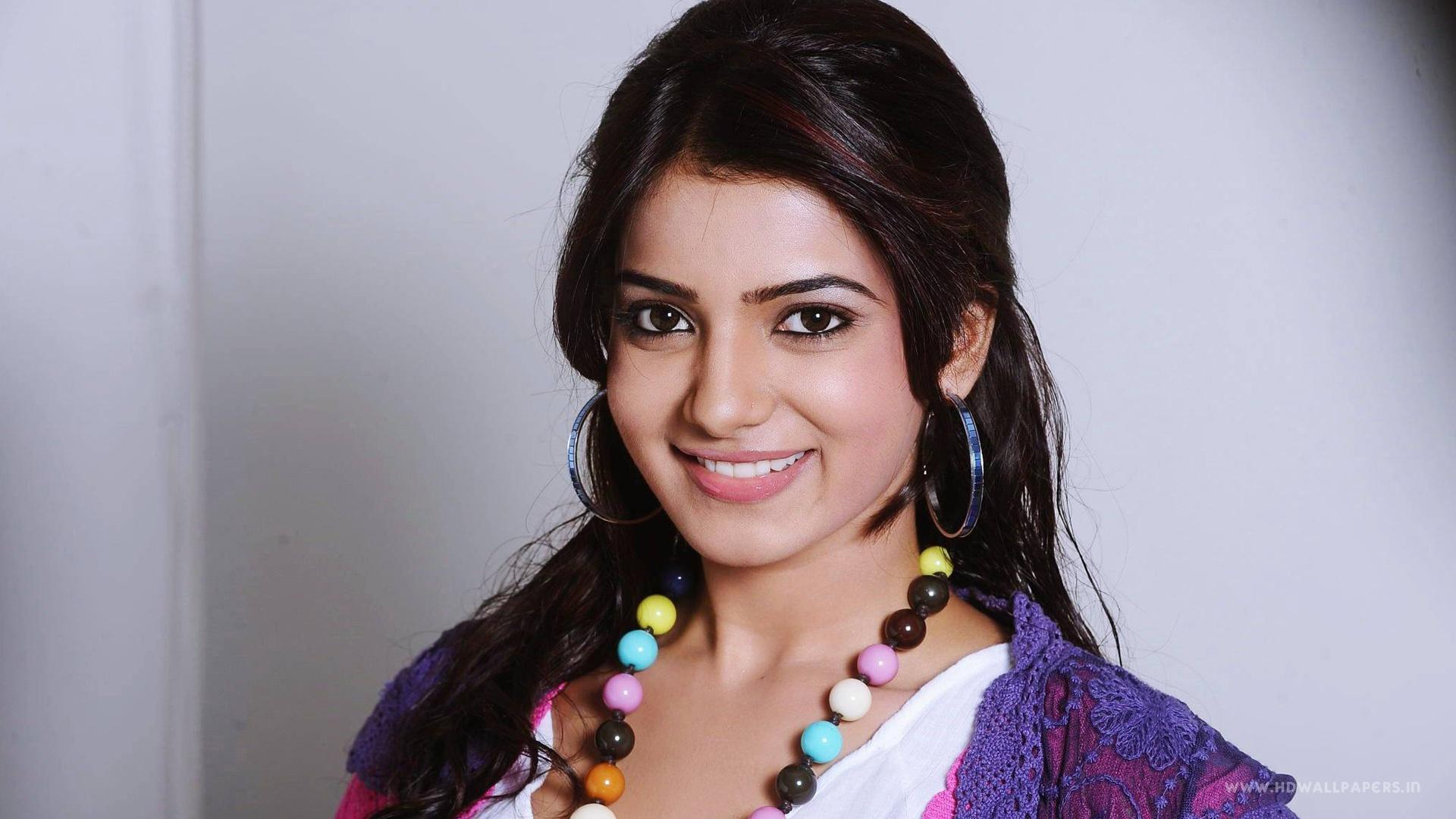 1920x1080 Actress Samantha Ruth Prabhu Wallpaper in jpg format for free download