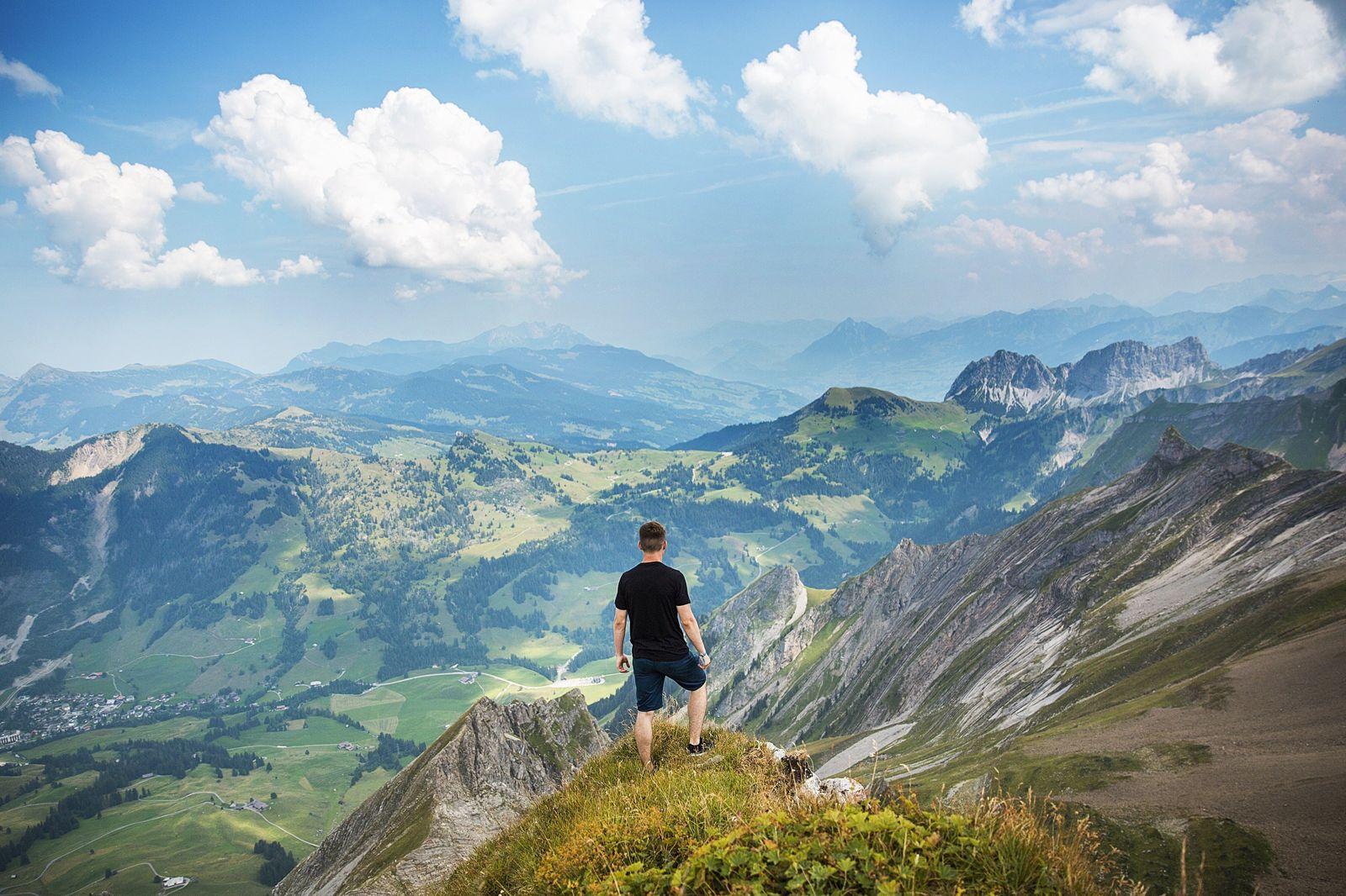 1600x1066 Person Landscape Clouds Man Mountains Travel Adventure Countryside Mountain Range Male View Wallpaper.com. Best High Quality Wallpaper