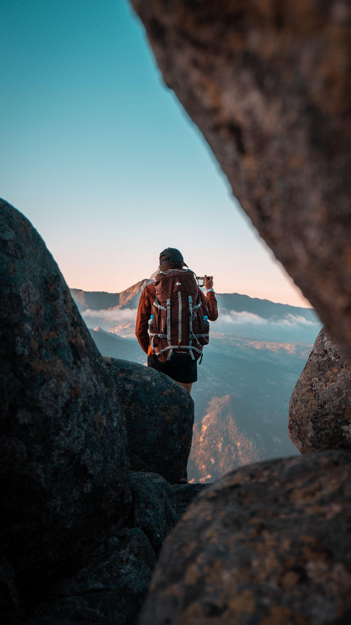 1350x2400 Download wallpaper 1350x2400 girl, travel, camping iphone 8+/7+/6s+/for parallax HD background