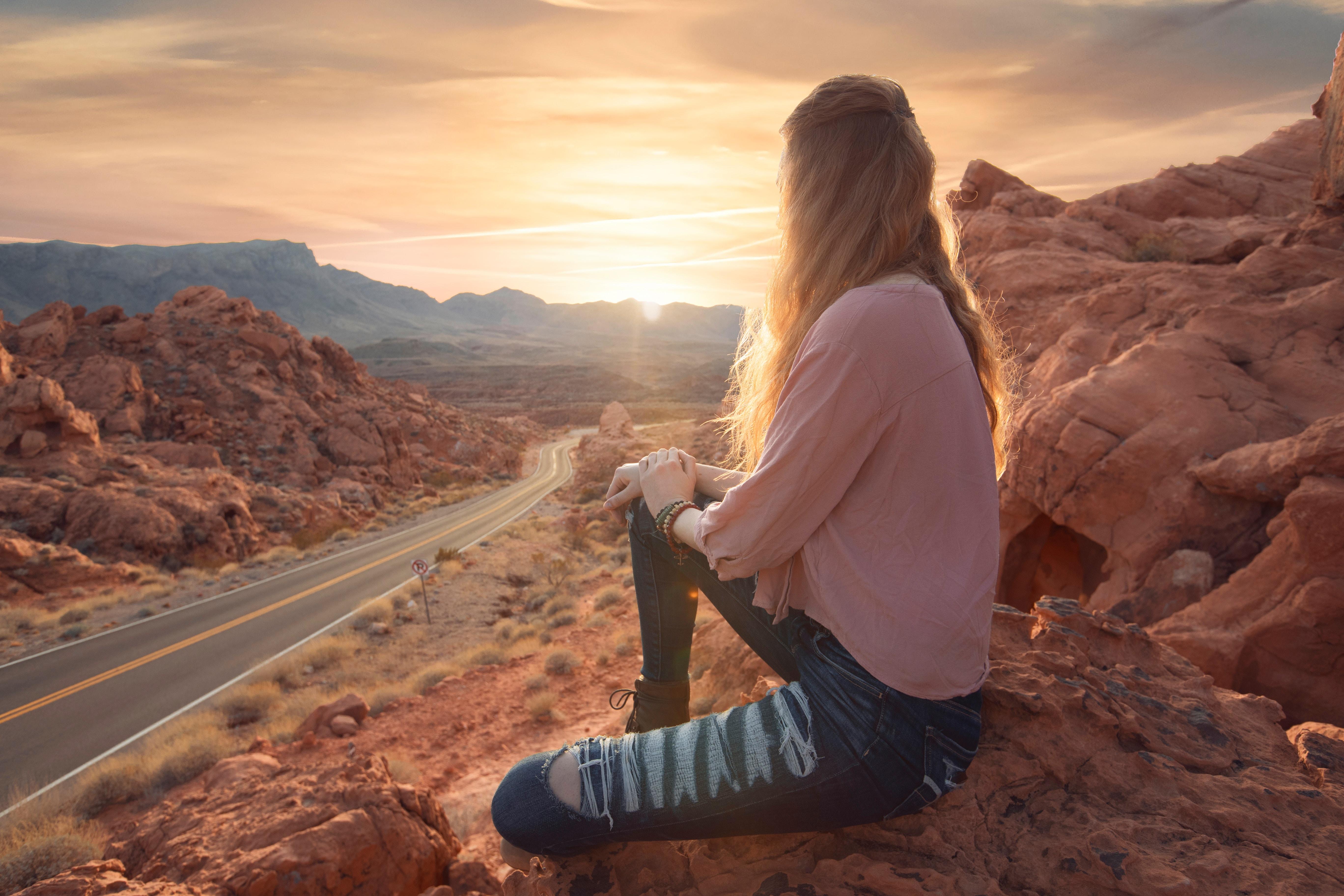 5472x3648 4608x2963 #hiking, #mountain, #altitude, #colorful, #person, # wallpaper, #explore, #mountain range, #nature wallpaper, #hike, #nature background, #evening, #outdoor, #horizon, #sunset, #adventure, #pastel, #sky, #landscape, #cloud, #Free