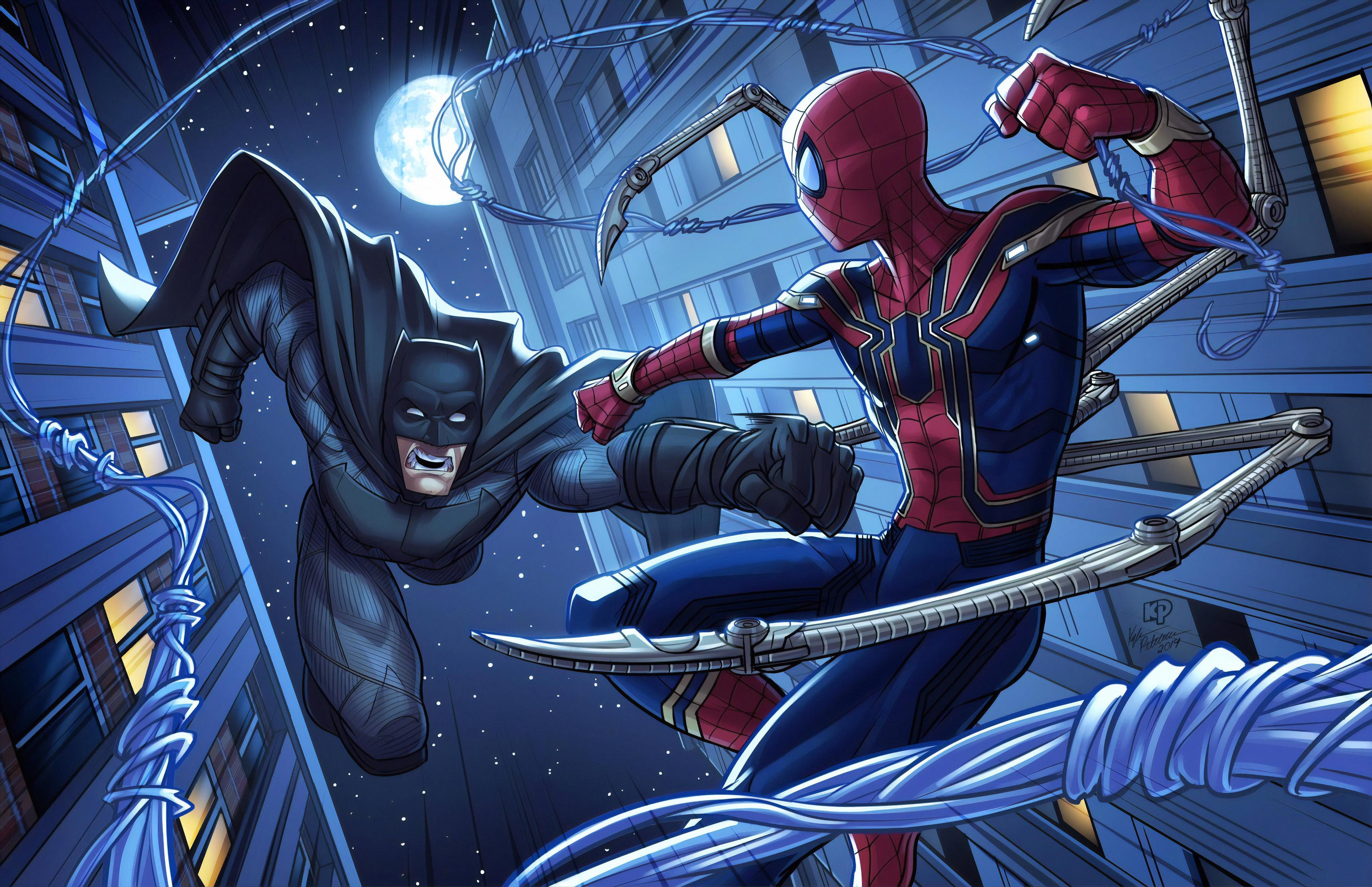3840x2483 Batman And Spiderman, HD Superheroes, 4k Wallpaper, Image, Background, Photo and Picture