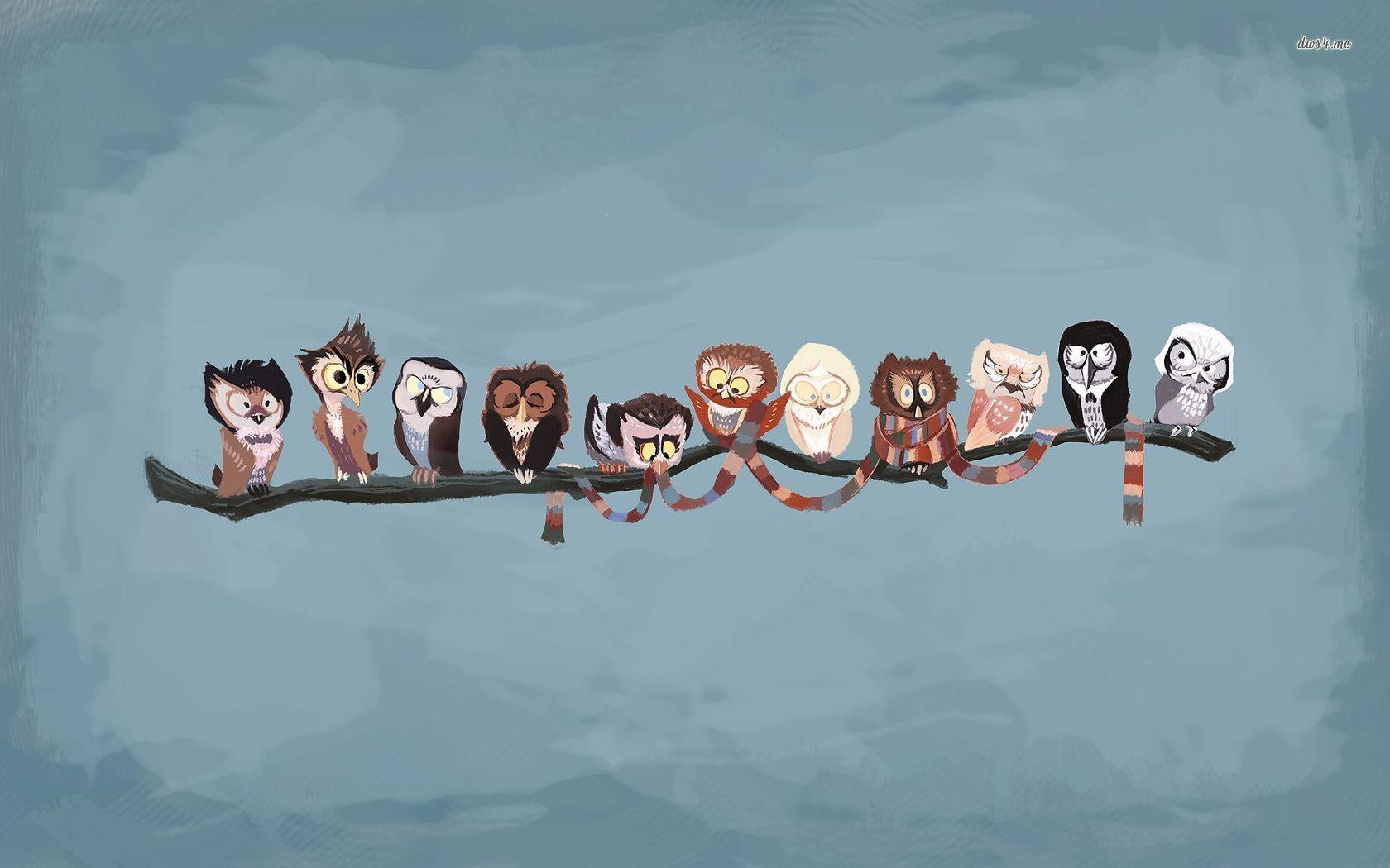 1680x1050 Doctor Who owls. Doctor who wallpaper, Doctor who, Owl wallpaper