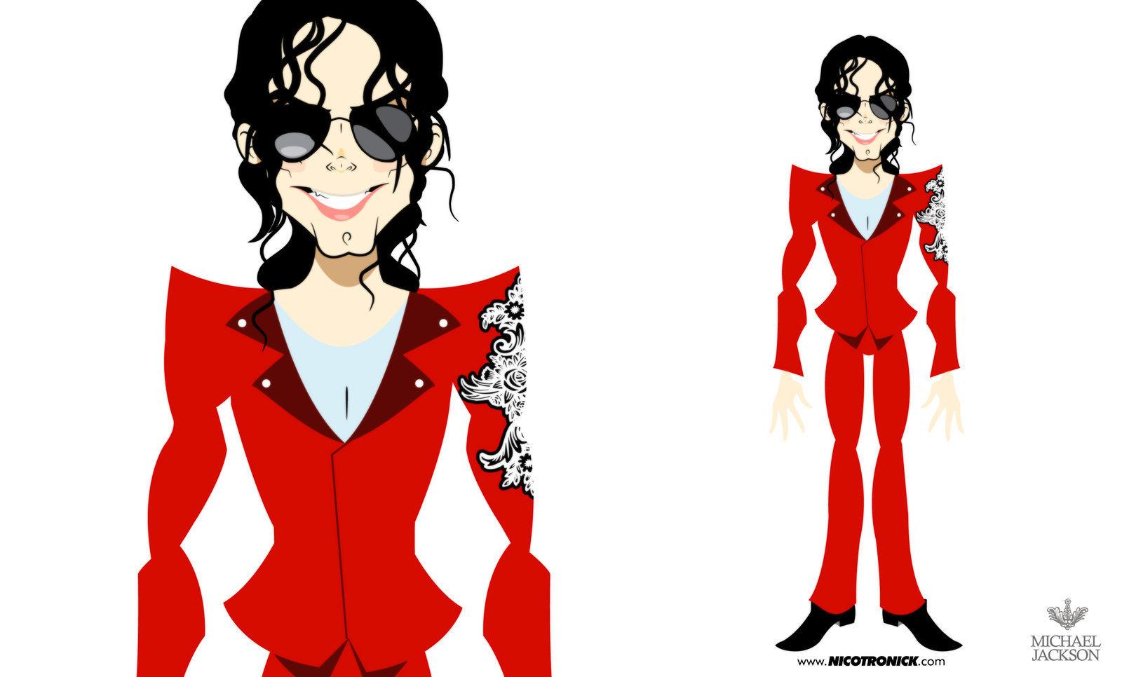 1600x966 Mj Caricaturas Jackson Black Or White Cartoon