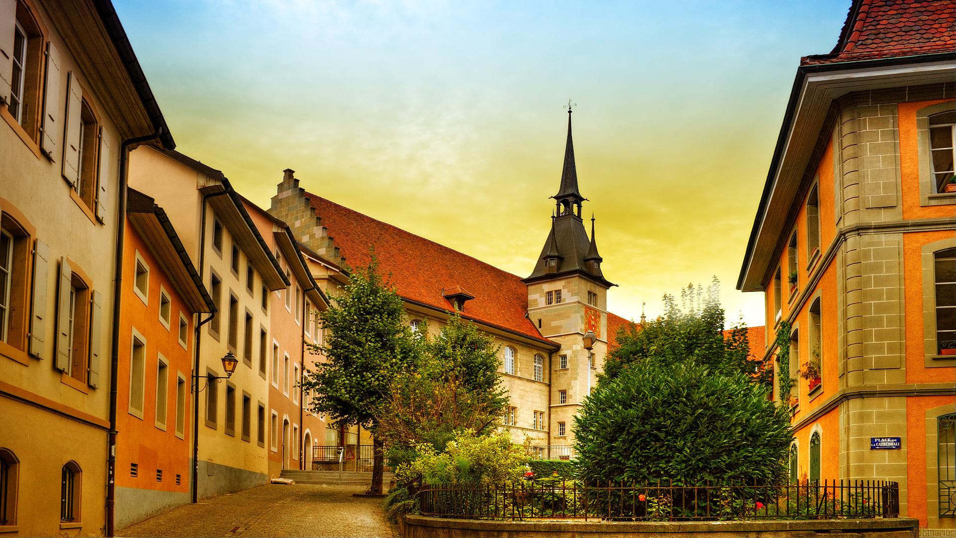 1920x1080 Switzerland Town 26953 1920x1080px