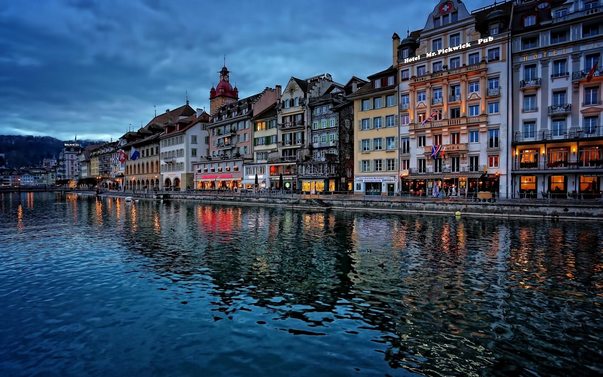 1920x1200 Lucerne, Switzerland HD Wallpaper