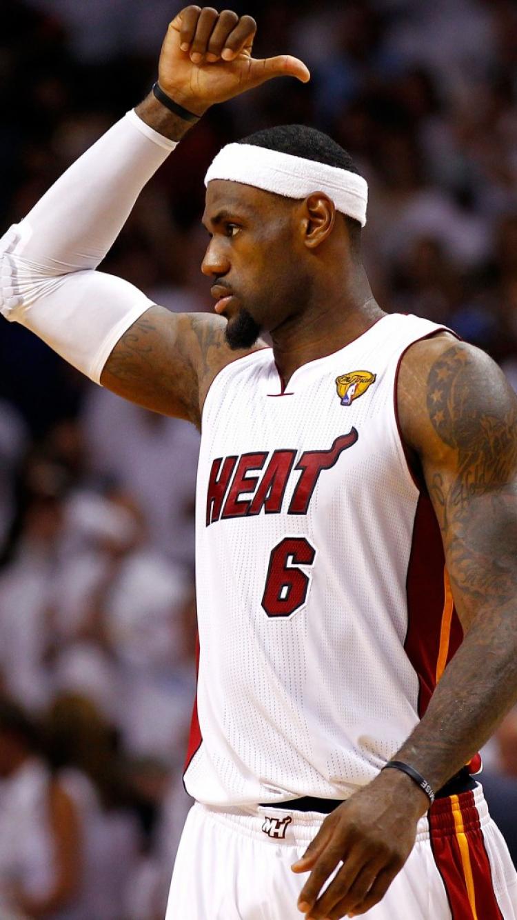 750x1334 Download Download Lebron James iPhone Wallpaper HD James Miami Heat HD Wallpaper