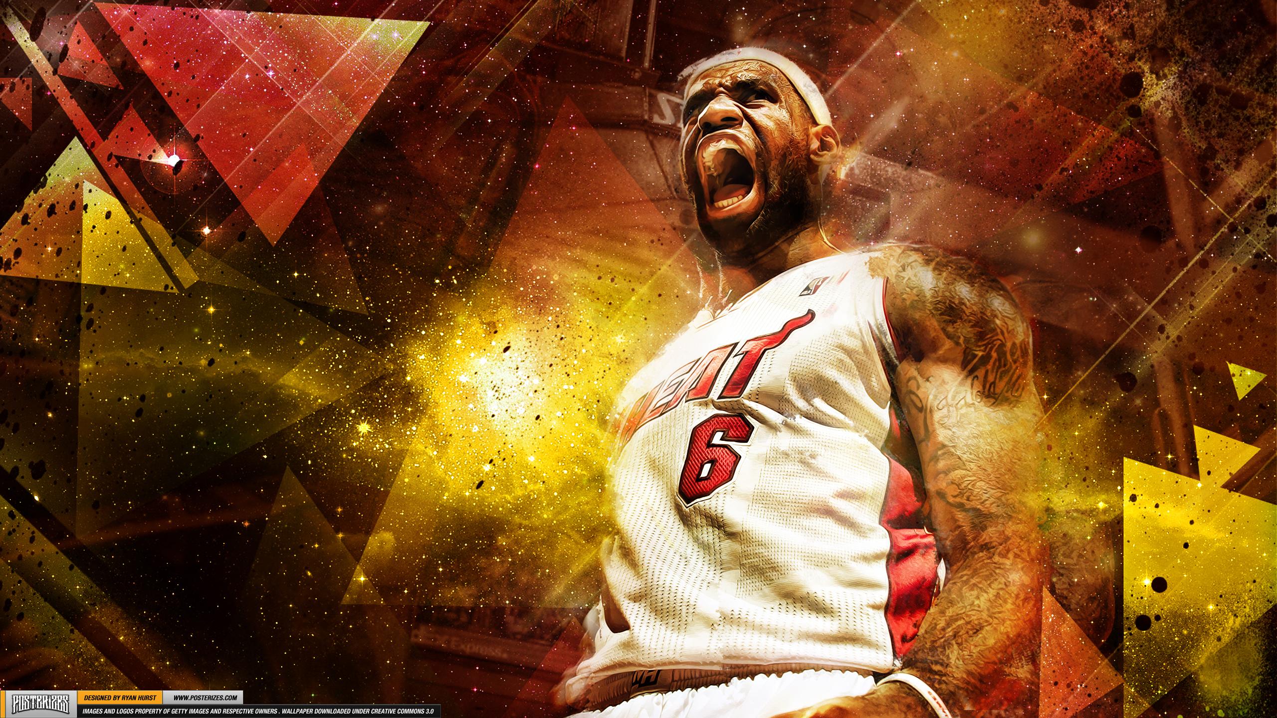 2560x1440 Lebron James Miami Heat Edit