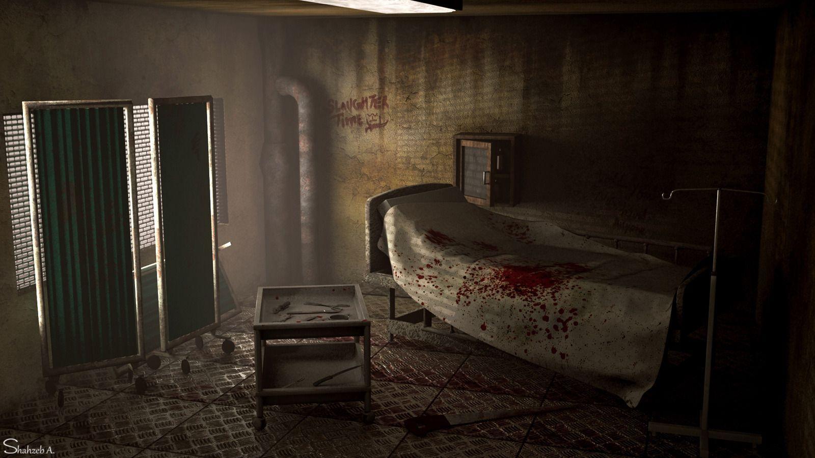 1600x900 horror hospital, Abandoned houses, Clinic