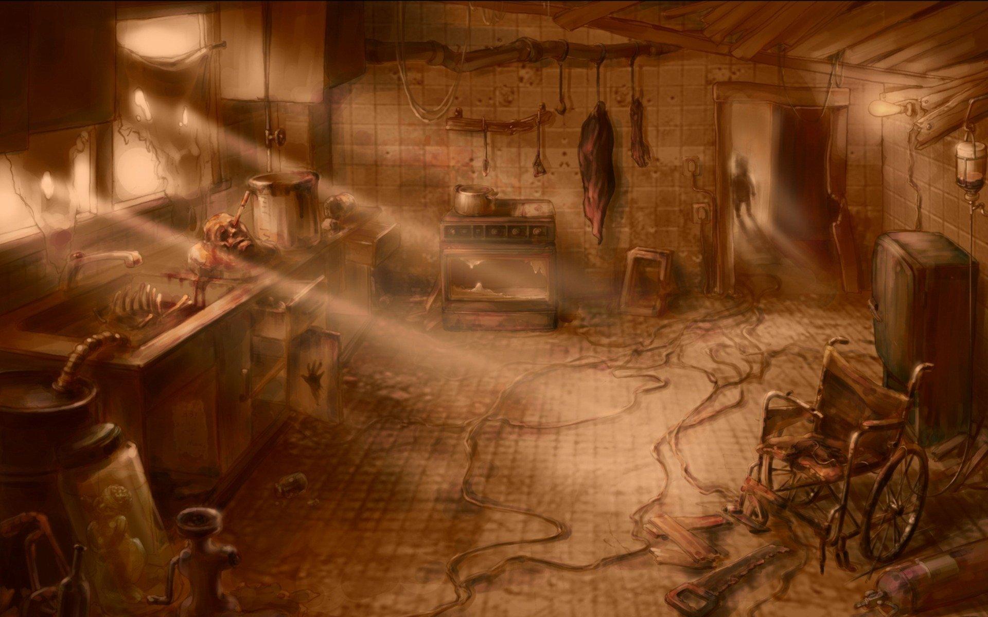 1920x1200 horror, Cruelty, Cannibalism, Kitchen, Hospital, Monster Wallpaper HD / Desktop and Mobile Background