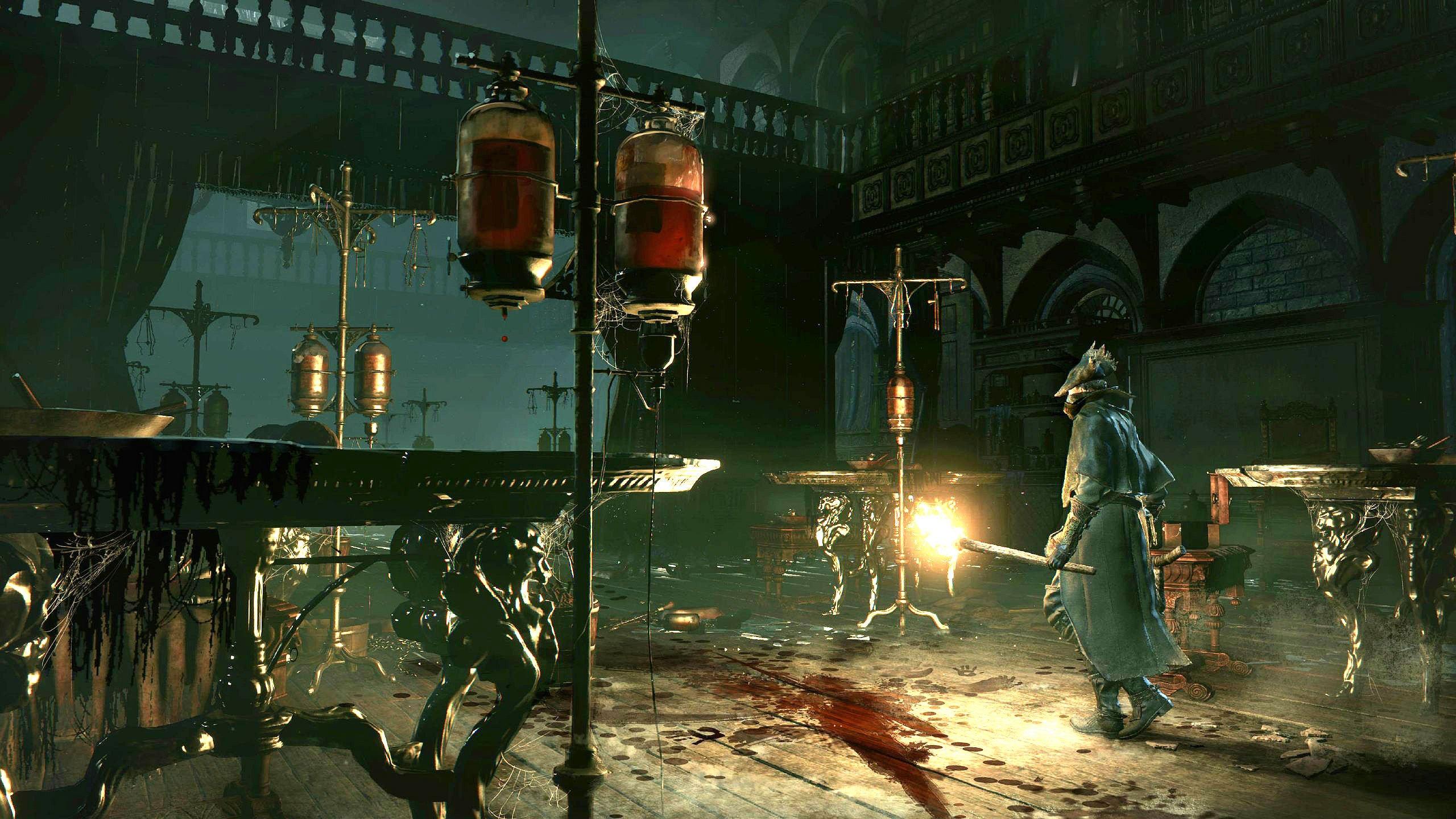 2560x1440 bloodborne, Rpg, Action, Fighting, Gothic, Survival, Apocalyptic, Dark, Sci fi, Horror, Fantasy Wallpaper HD / Desktop and Mobile Background
