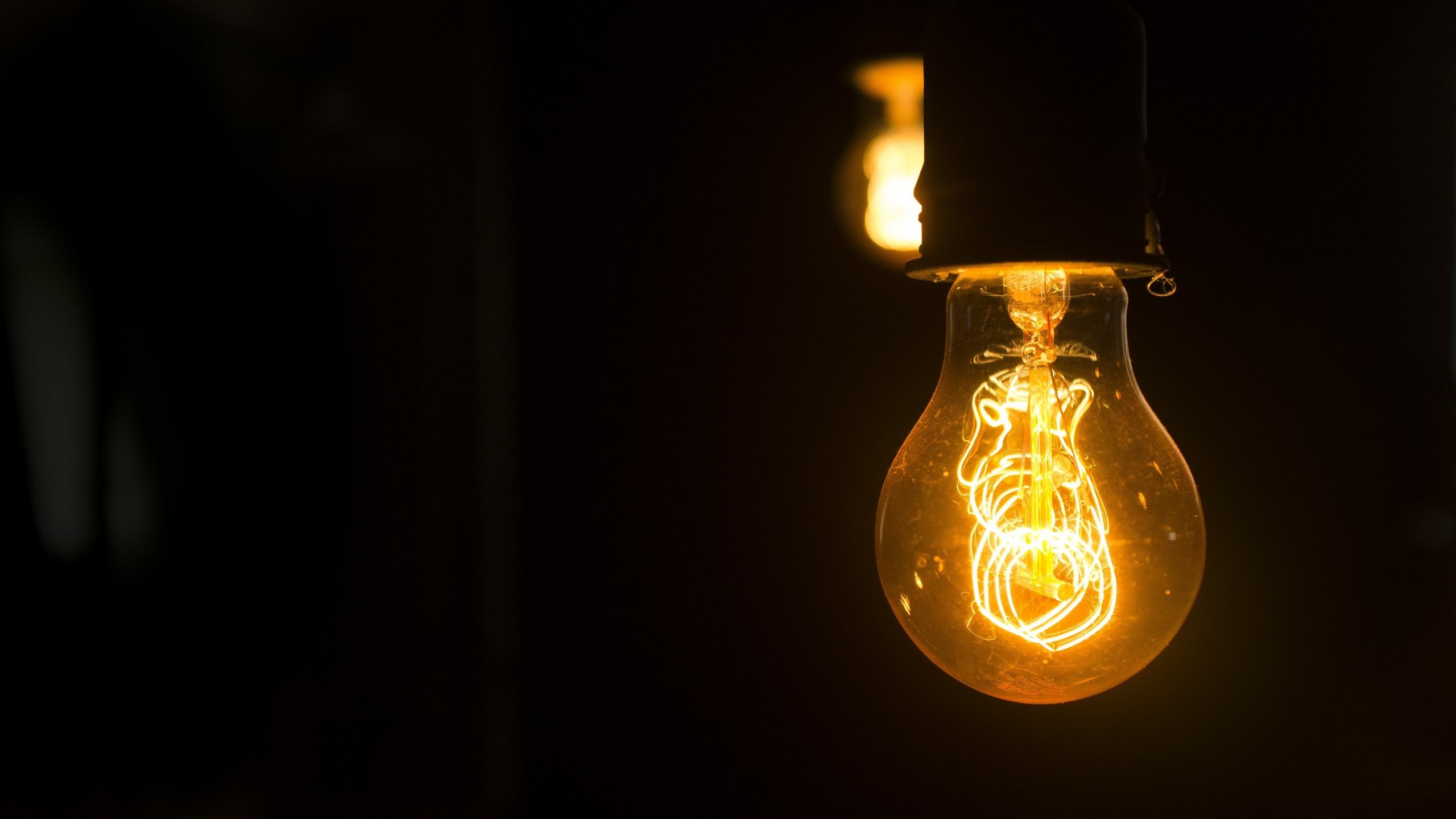 2560x1440 Download 2560x1440 Light Bulb, Electricity Wallpaper for iMac 27 inch