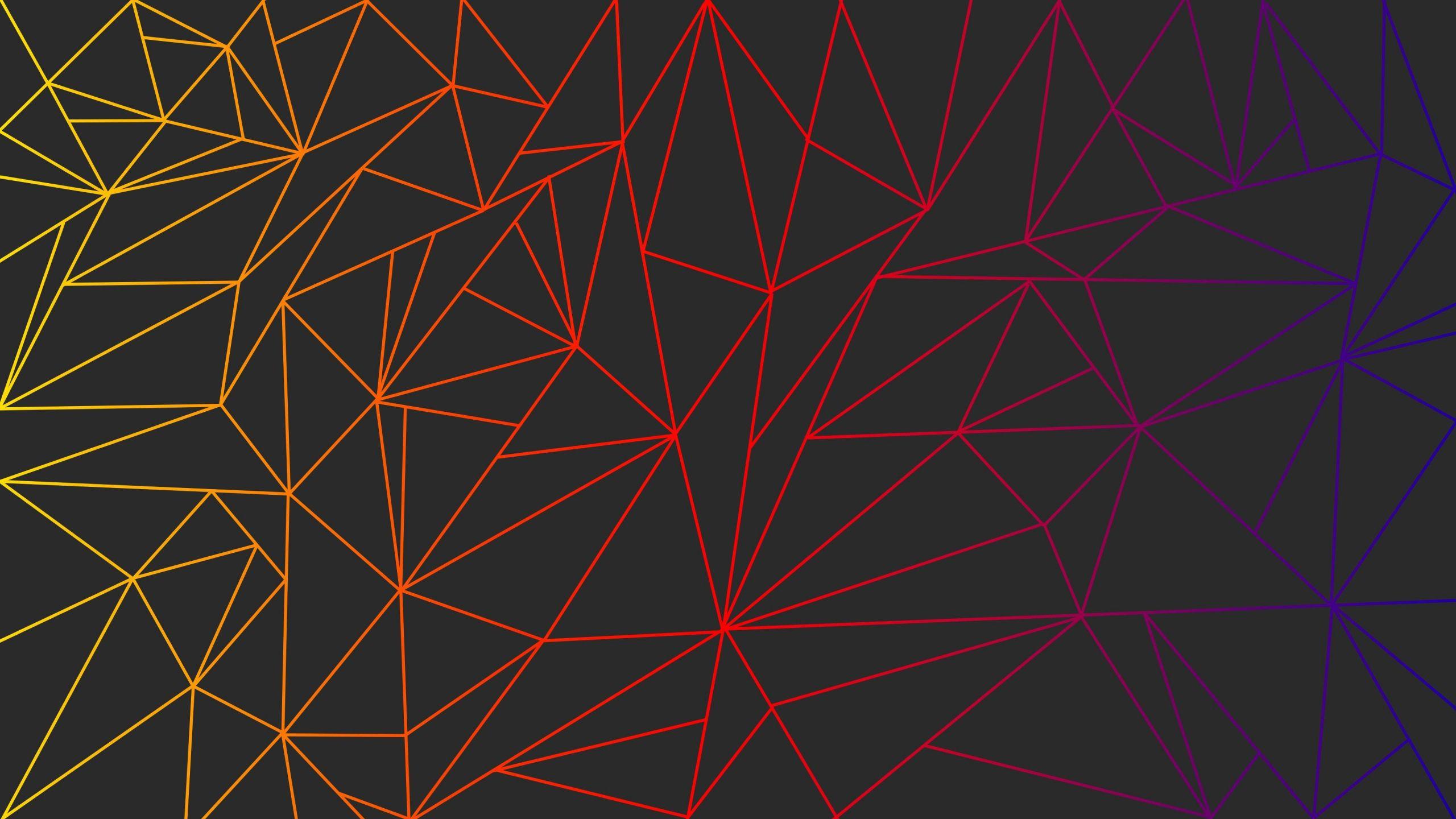 2560x1440 Triangular Wallpaper Inspired by the electric Hive Skin in CS GO wallpaper in 2560x1440 resolution