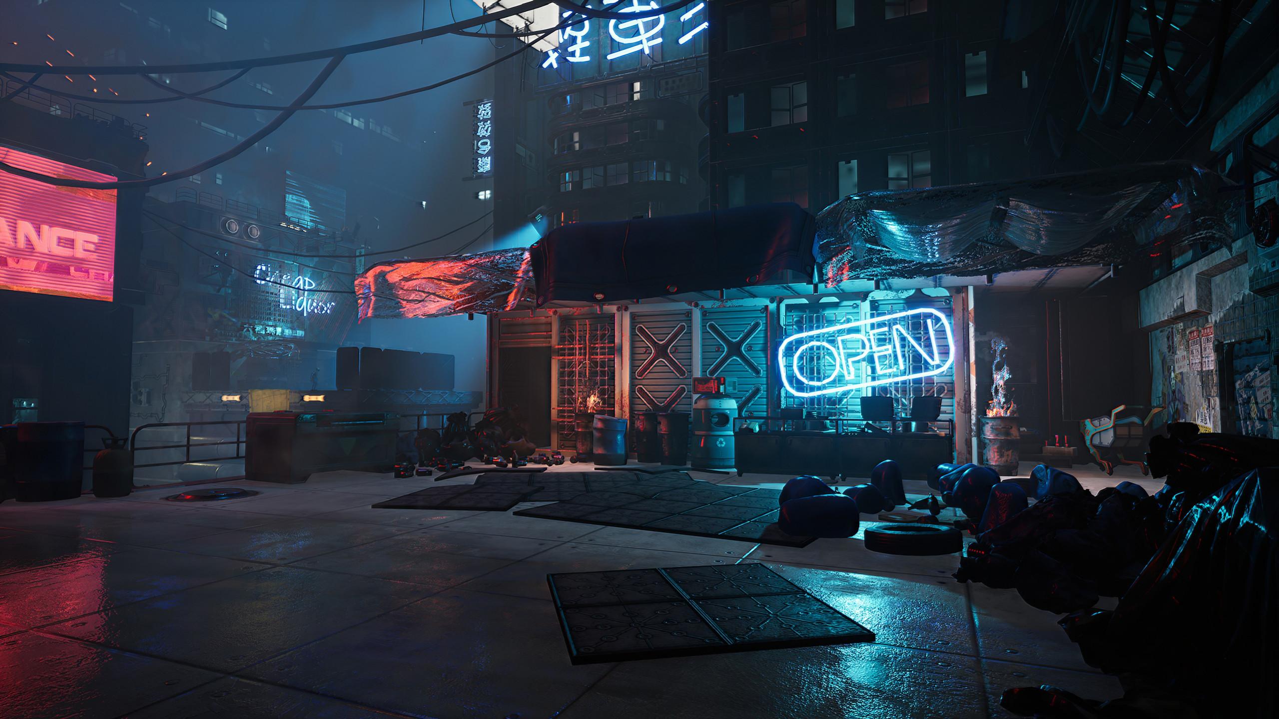 2560x1440 Download wallpaper: Ghostrunner 2560x1440