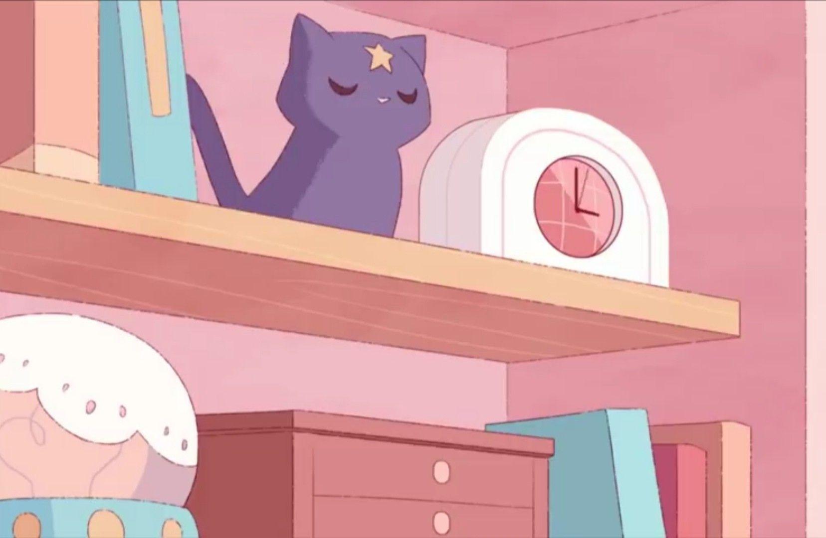 1656x1080 PuppyCat. Bee and Puppycat. Aesthetic. Bee and puppycat, Pastel background, Kawaii wallpaper