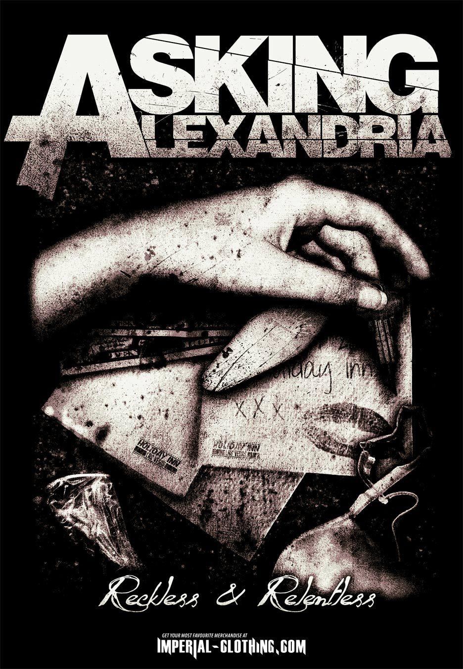 936x1353 Asking Alexandria Reckless Relentless Music Poster Print 24x36