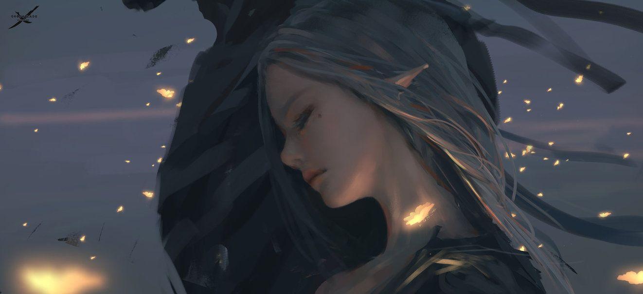 1322x604 Wlop Digital Artist Wallpaper