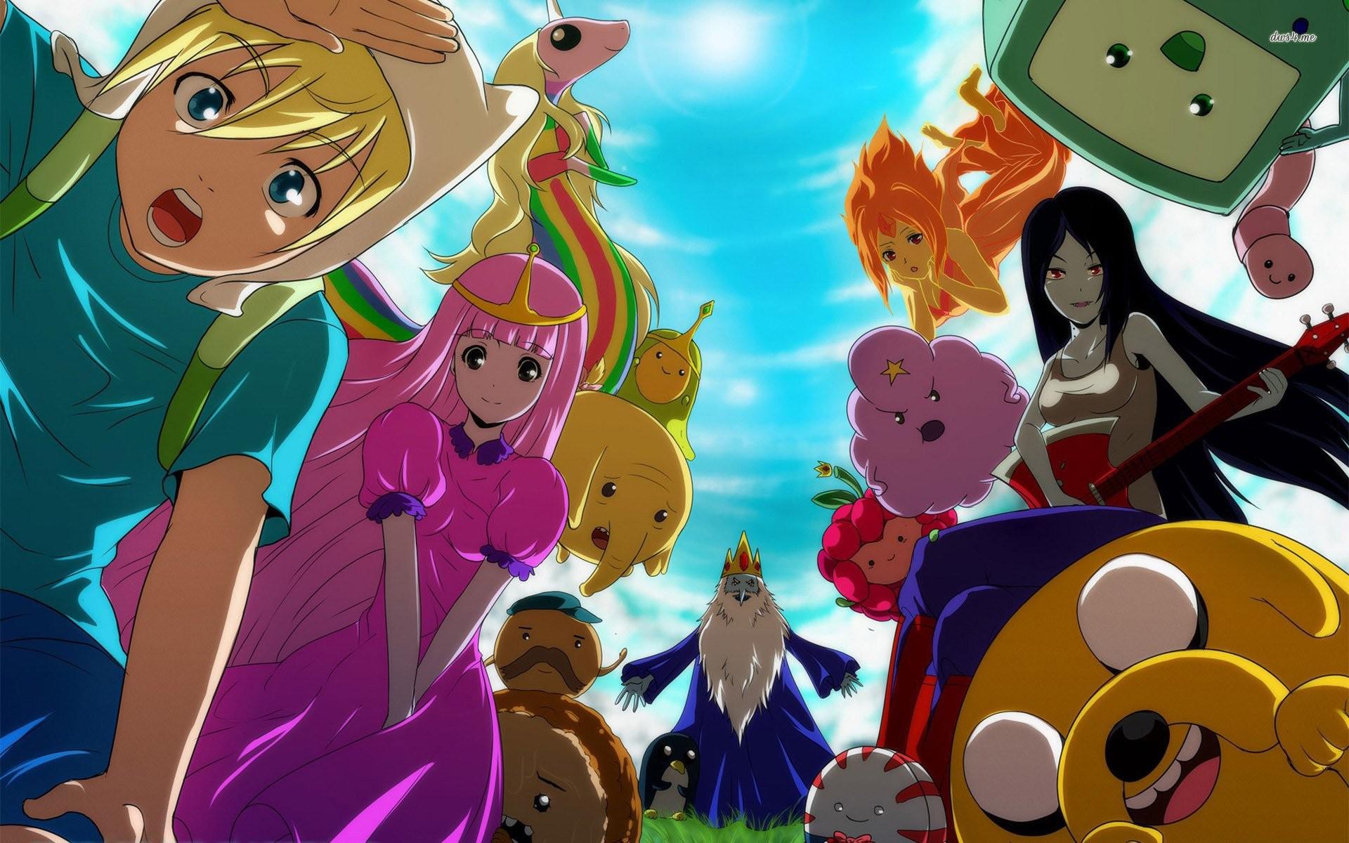 1920x1200 Adventure Time Wallpaper All Characters background picture