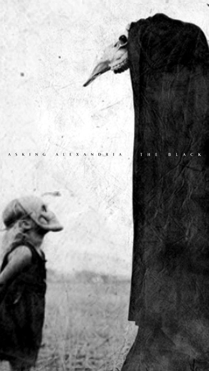 679x1206 AA Black. Black wallpaper, Asking alexandria, Alexandria