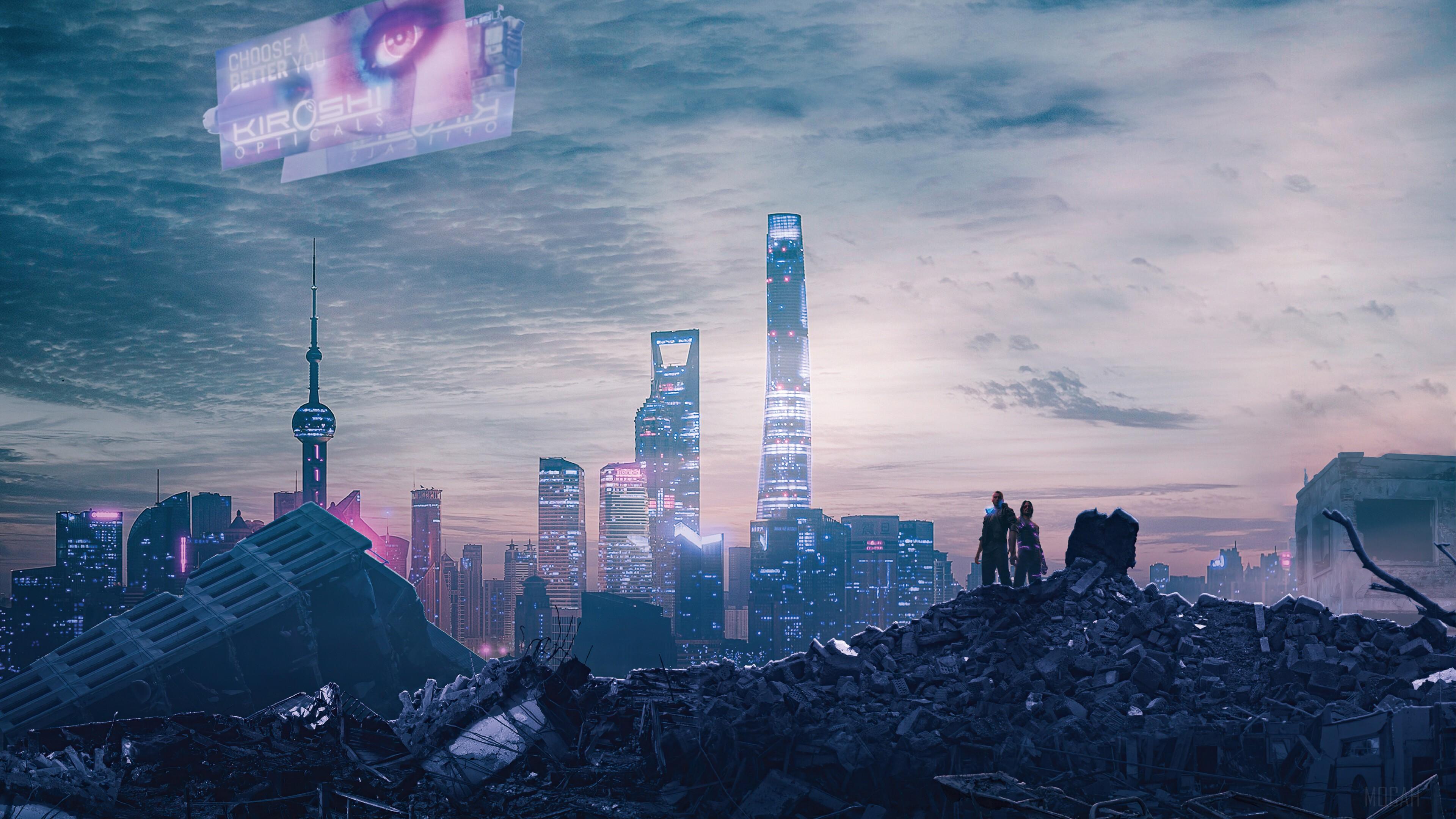 3840x2160 Cyberpunk Video Game, Night City 4k wallpaper. Mocah HD Wallpaper