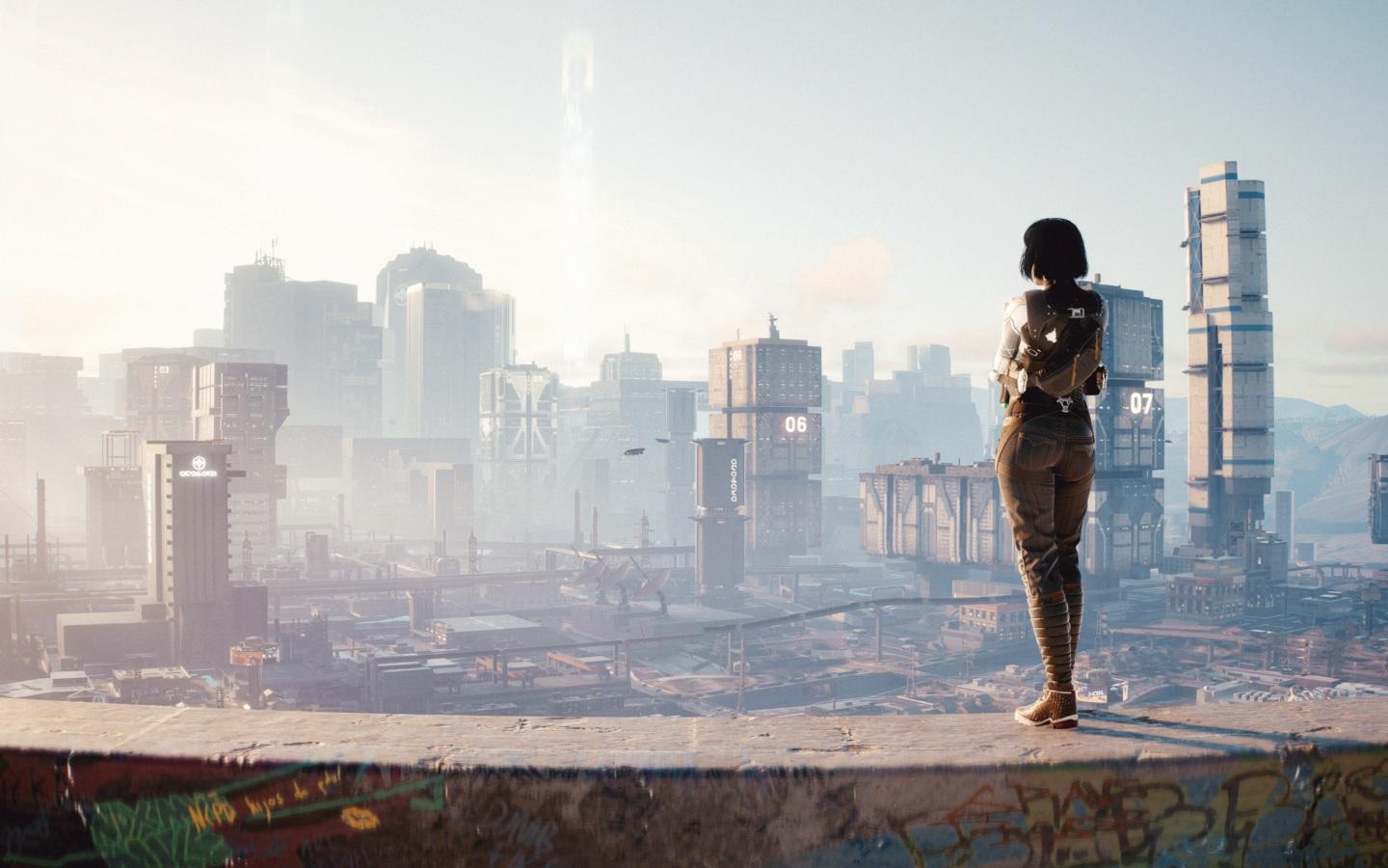 1440x900 Wallpaper 4k Night City Cyberpunk2077 4k Wallpaper