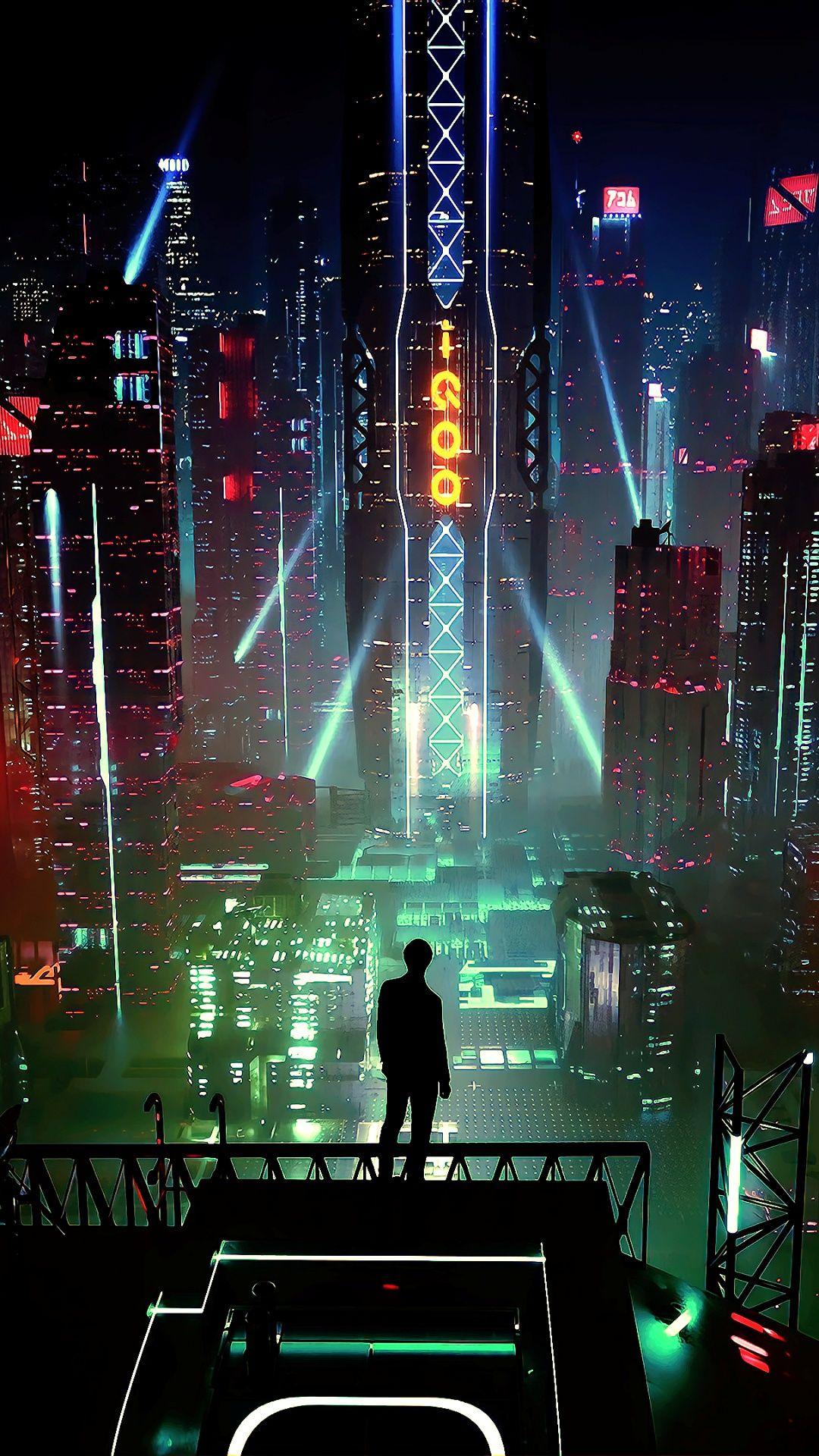 1080x1920 cyberpunk wallpaper 1080p. Wallpaperize. Sci fi wallpaper, Cyberpunk city, Vaporwave wallpaper