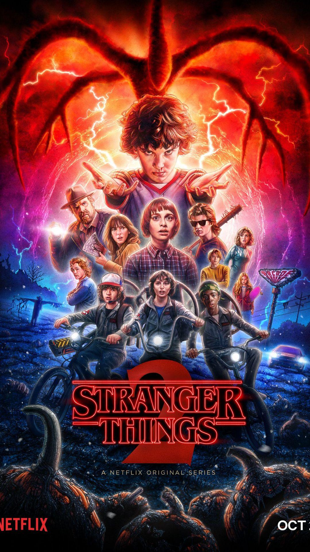 1080x1920 Stranger Things Mobile HD Wallpaper. Fullhd wallpaper, Stranger things 2 temporada, Papel de parede branco para iphone