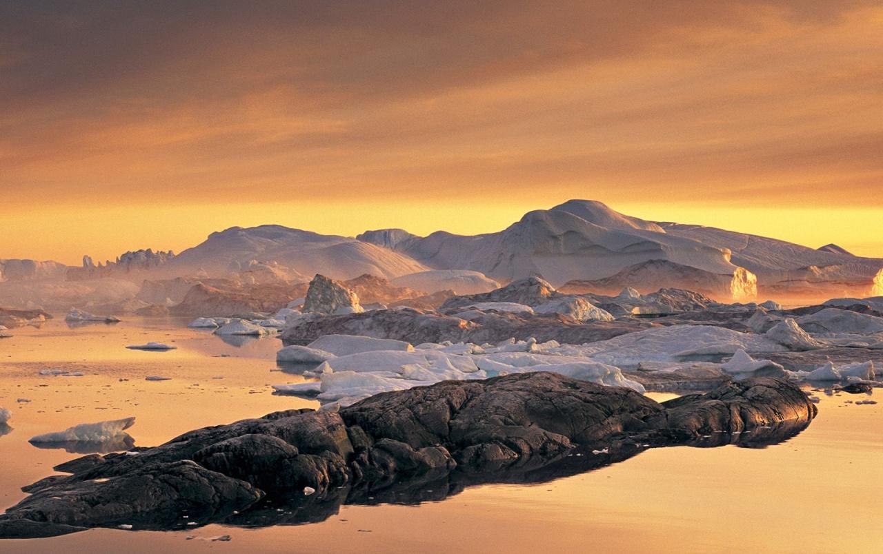 1280x804 Disko Bay, Greenland Wallpaperönland Natur Wallpaper HD