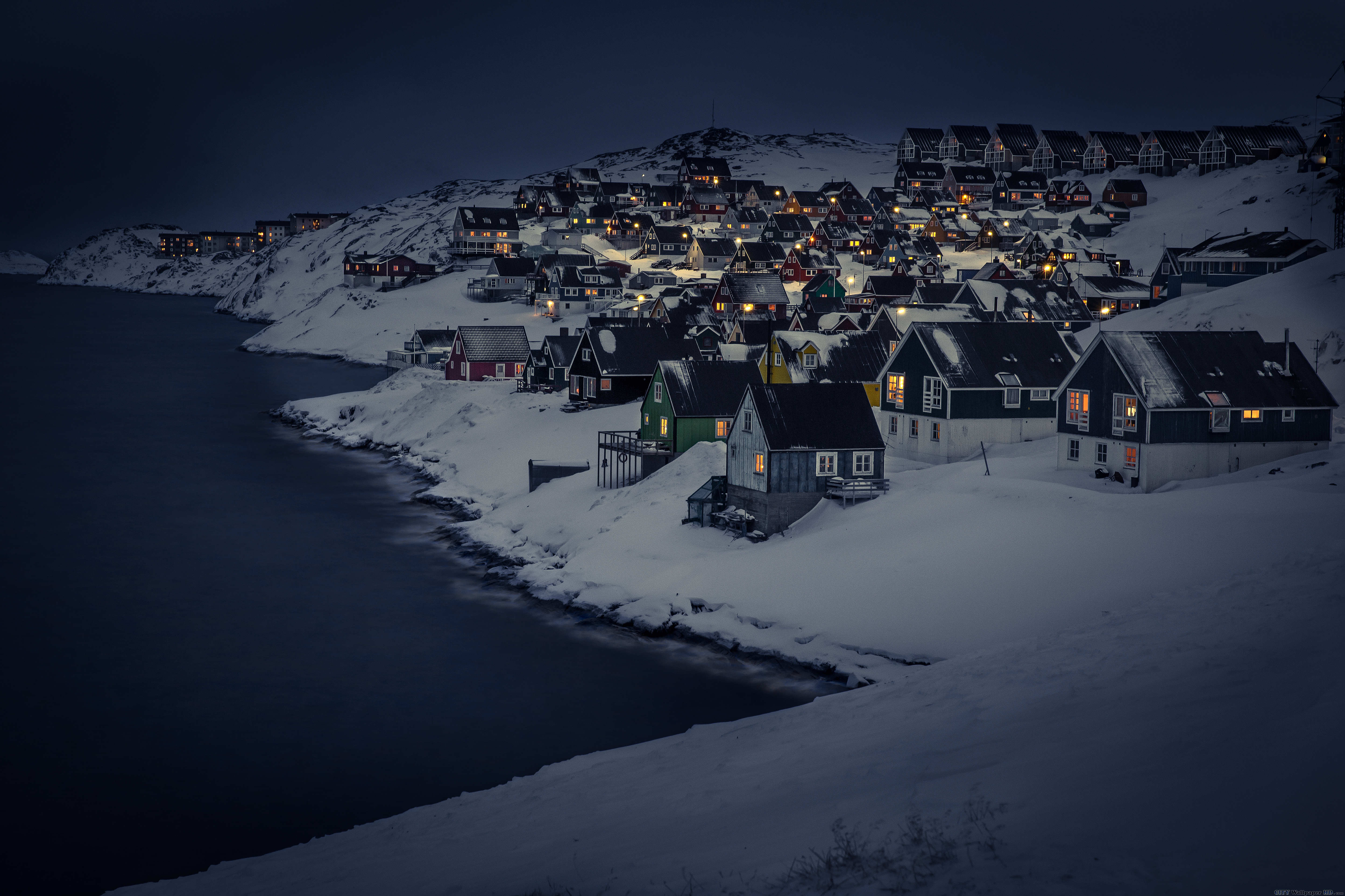 5760x3840 Nuuk Greenland Wallpaper City Nuuk HD Wallpaper