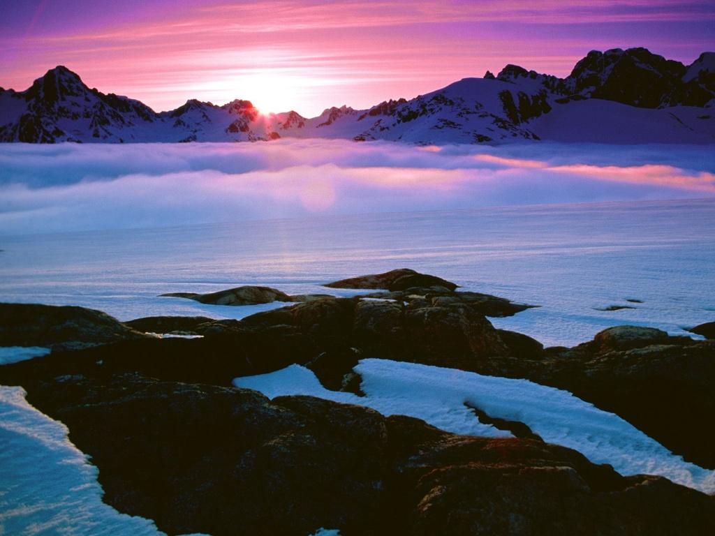 1024x768 Greenland Wallpaper