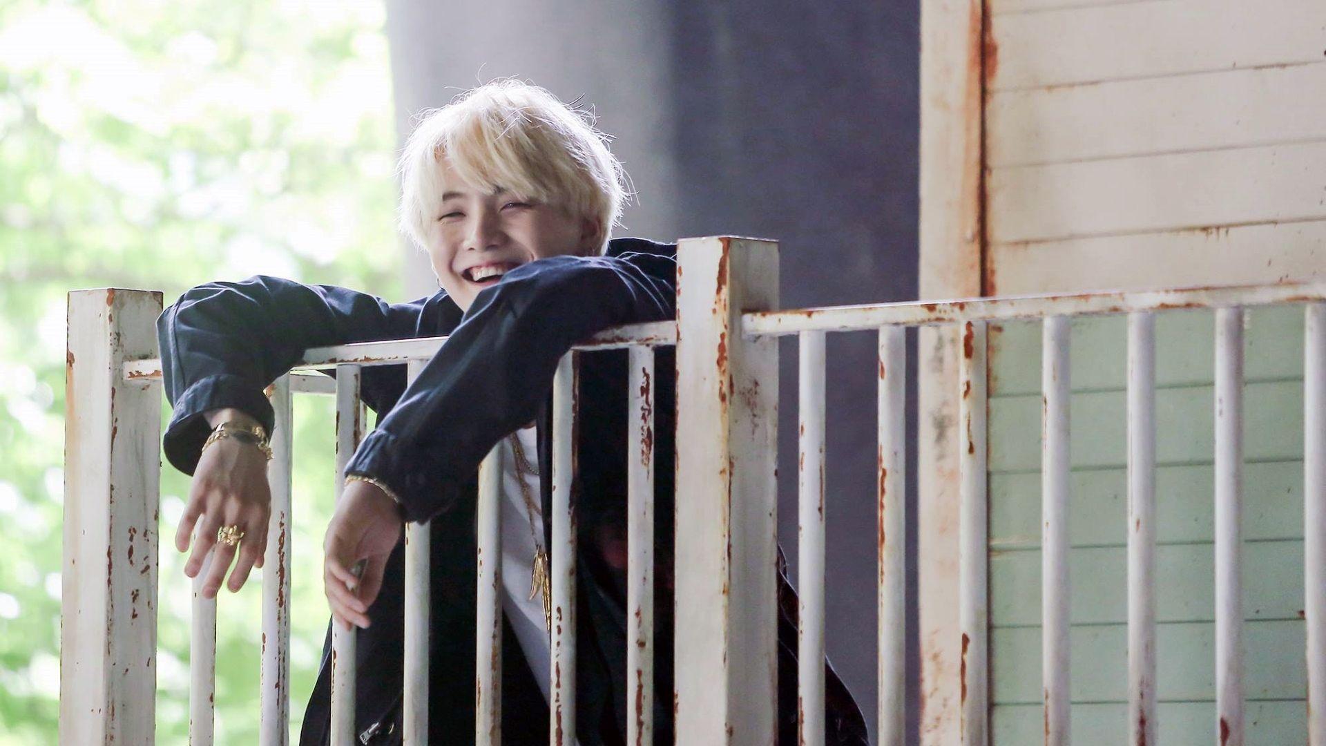 1920x1080 BTS Suga Laptop Wallpaper