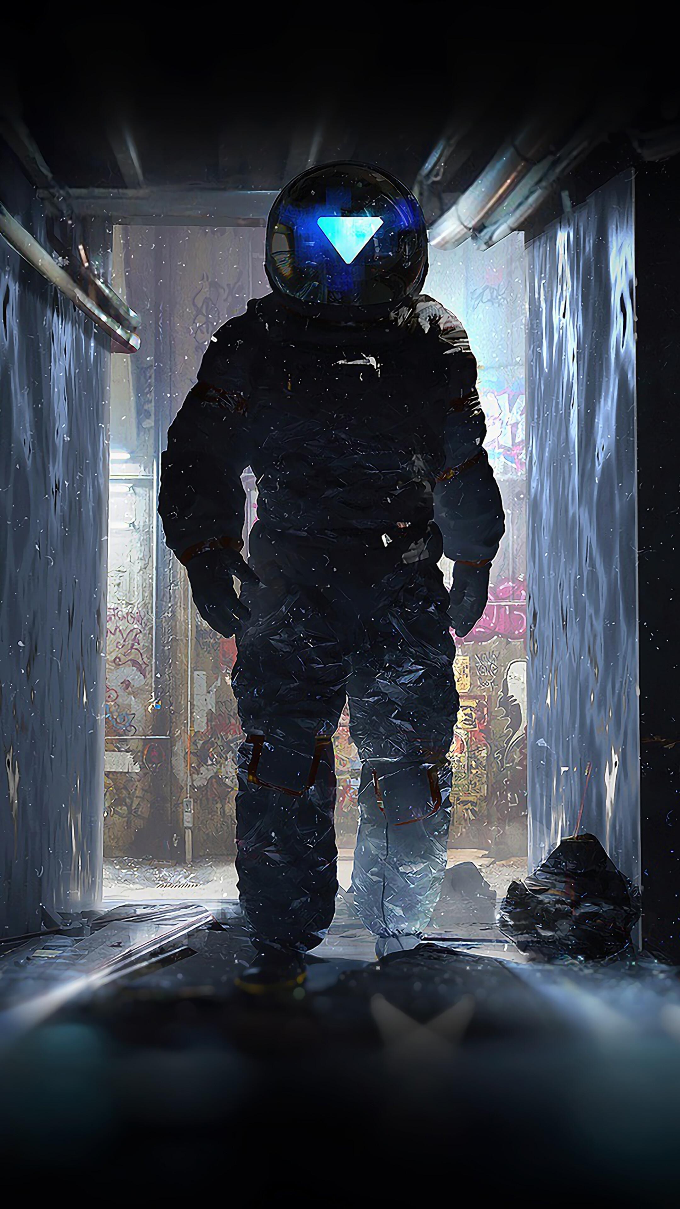2160x3840 Sci Fi, Astronaut, 4K Phone HD Wallpaper, Image, Background, Photo And Picture. Mocah HD Wallpaper