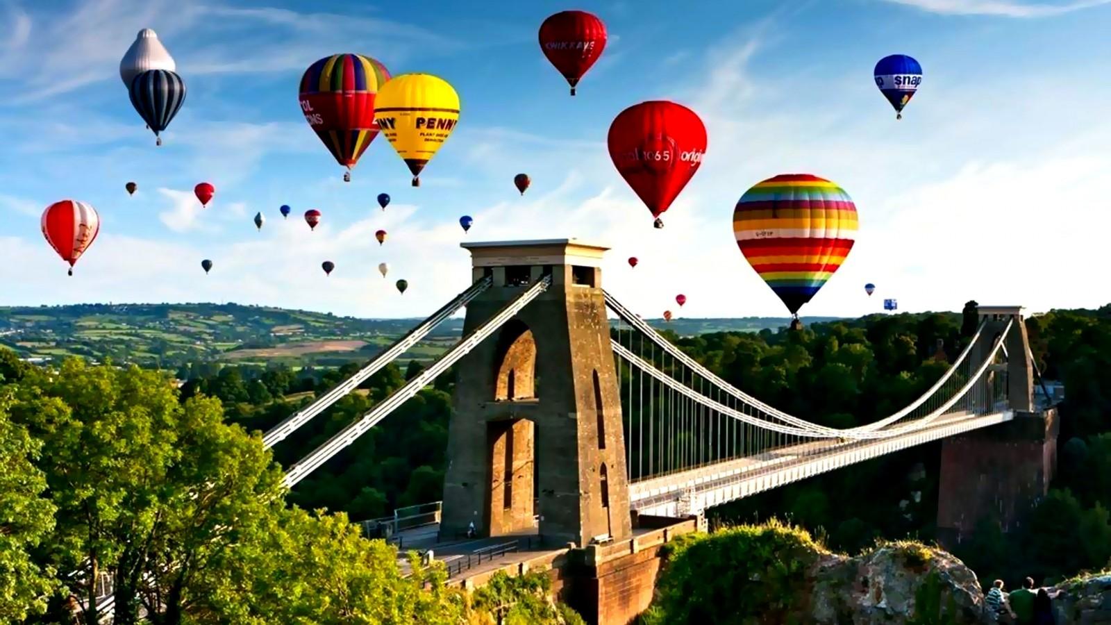 1600x900 Sky hot air balloons wallpaperx900