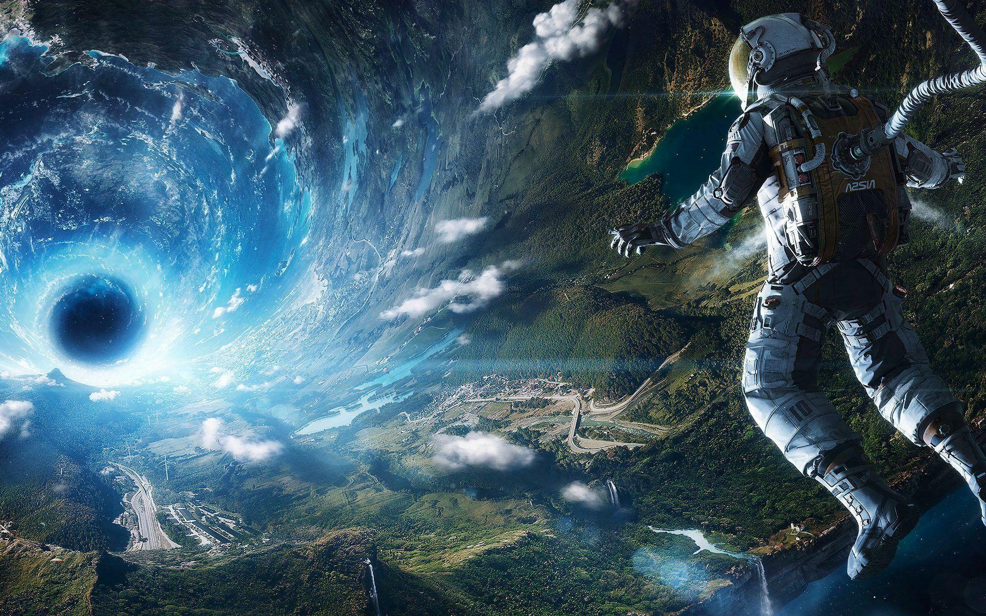 1920x1200 Astronaut in Space Wallpaper: HD, 4K, 5K for PC and Mobile. Download free image for iPhone, Android