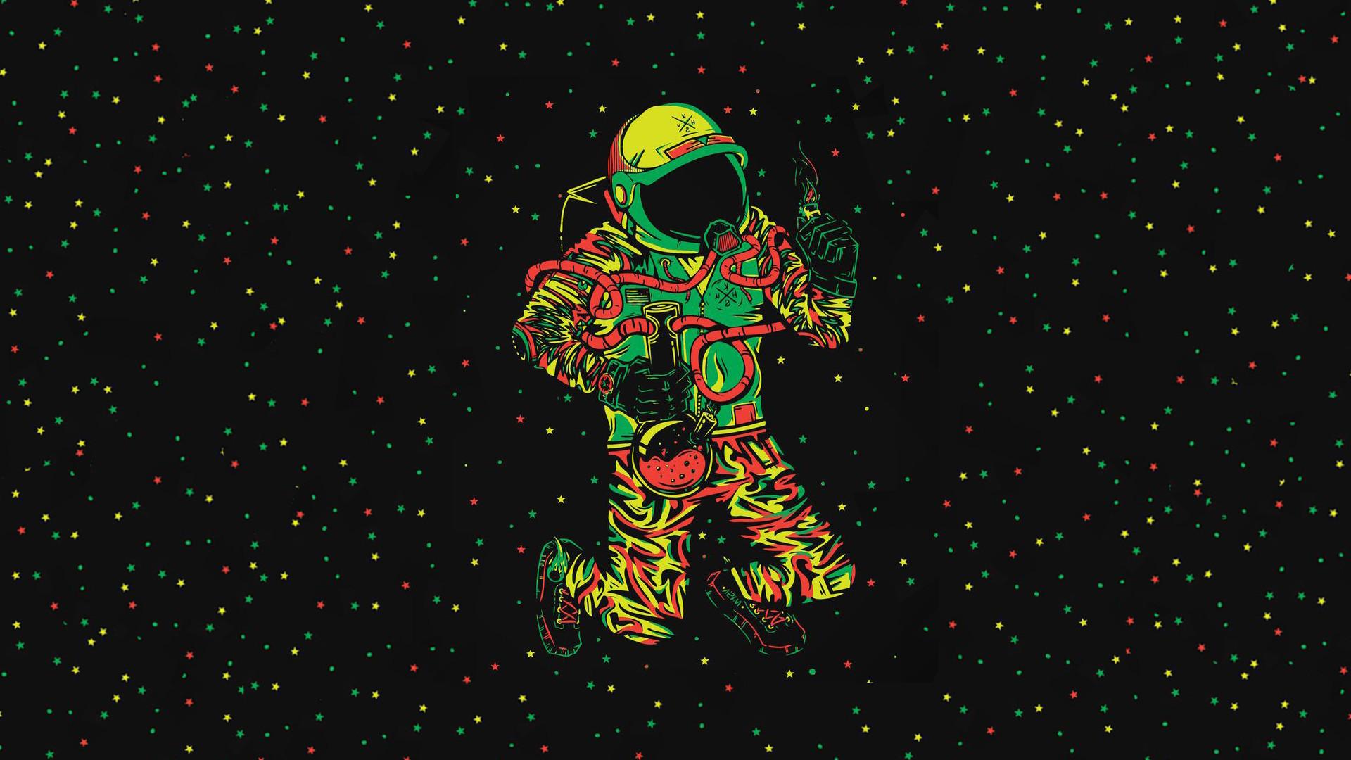 1920x1080 Minimalist Astronaut Wallpaper