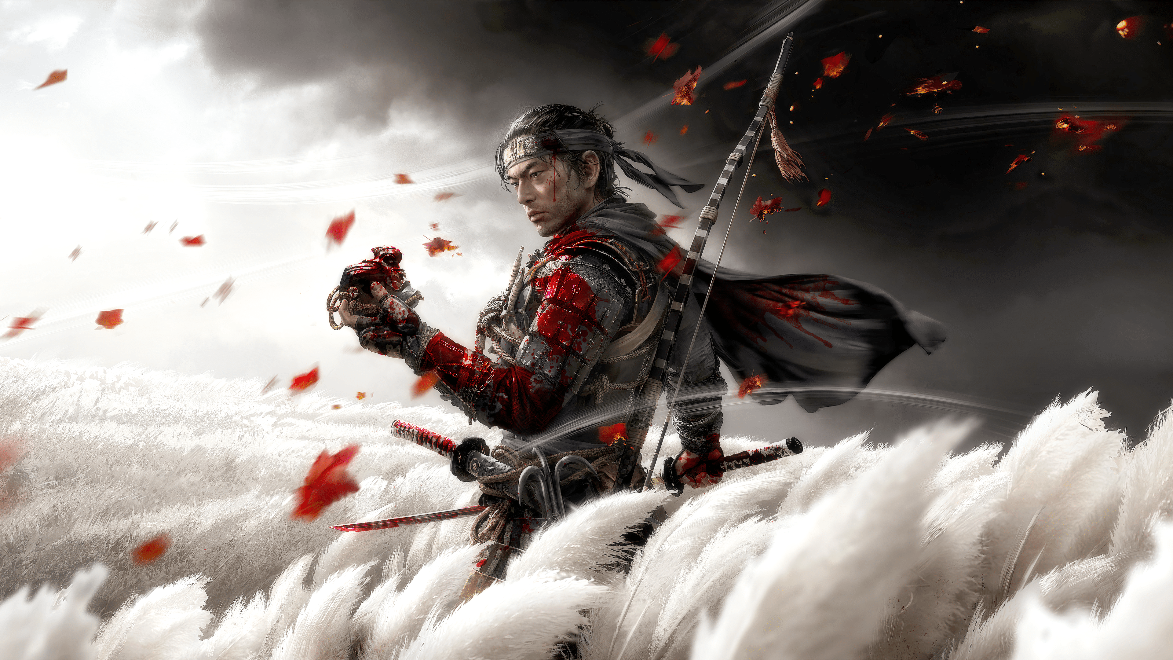 3840x2160 The Ghost Of Tsushima Bloody Ori Ghost Wallpaper. Requested By zetfus: ghostoftsushima